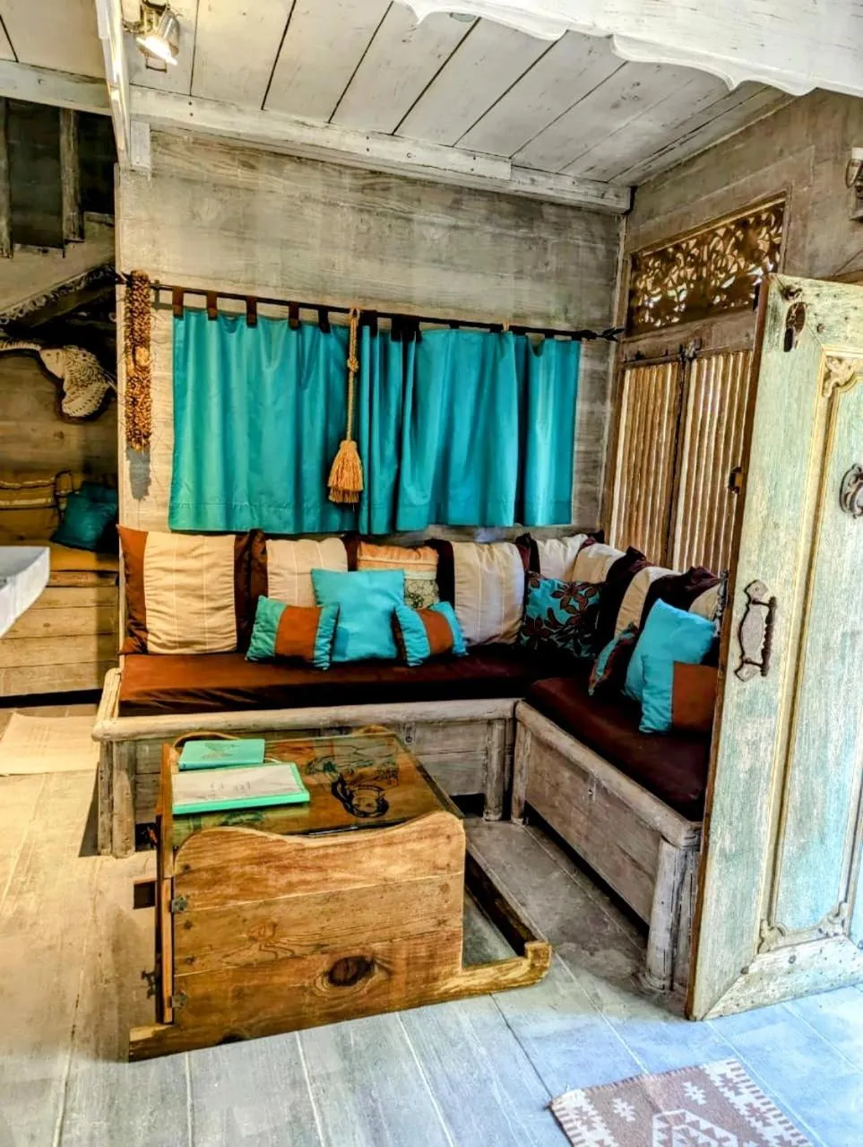 Living room in Chalet De Tahiti