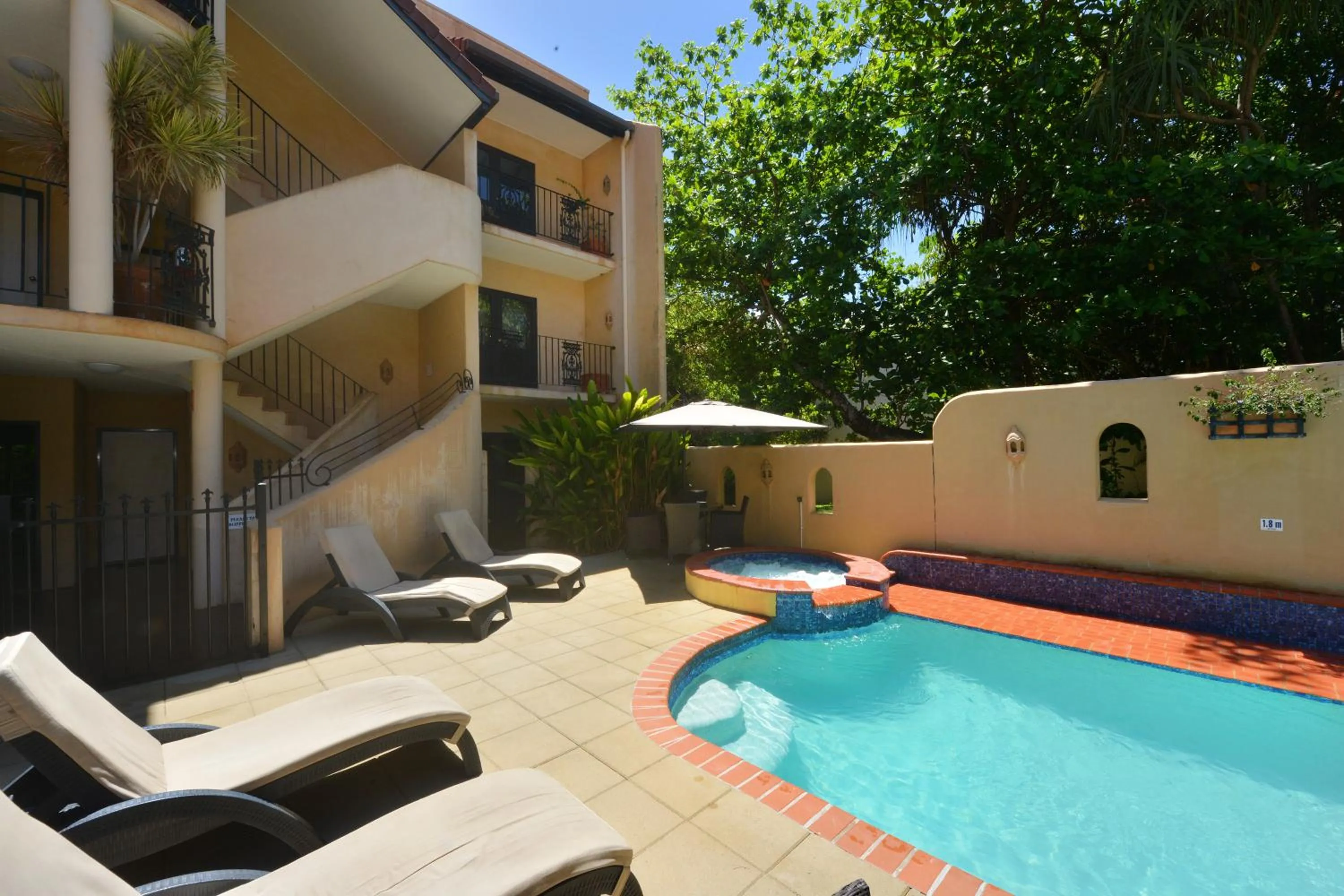 Swimming pool in Seascape Apartments at Villa San Michele
