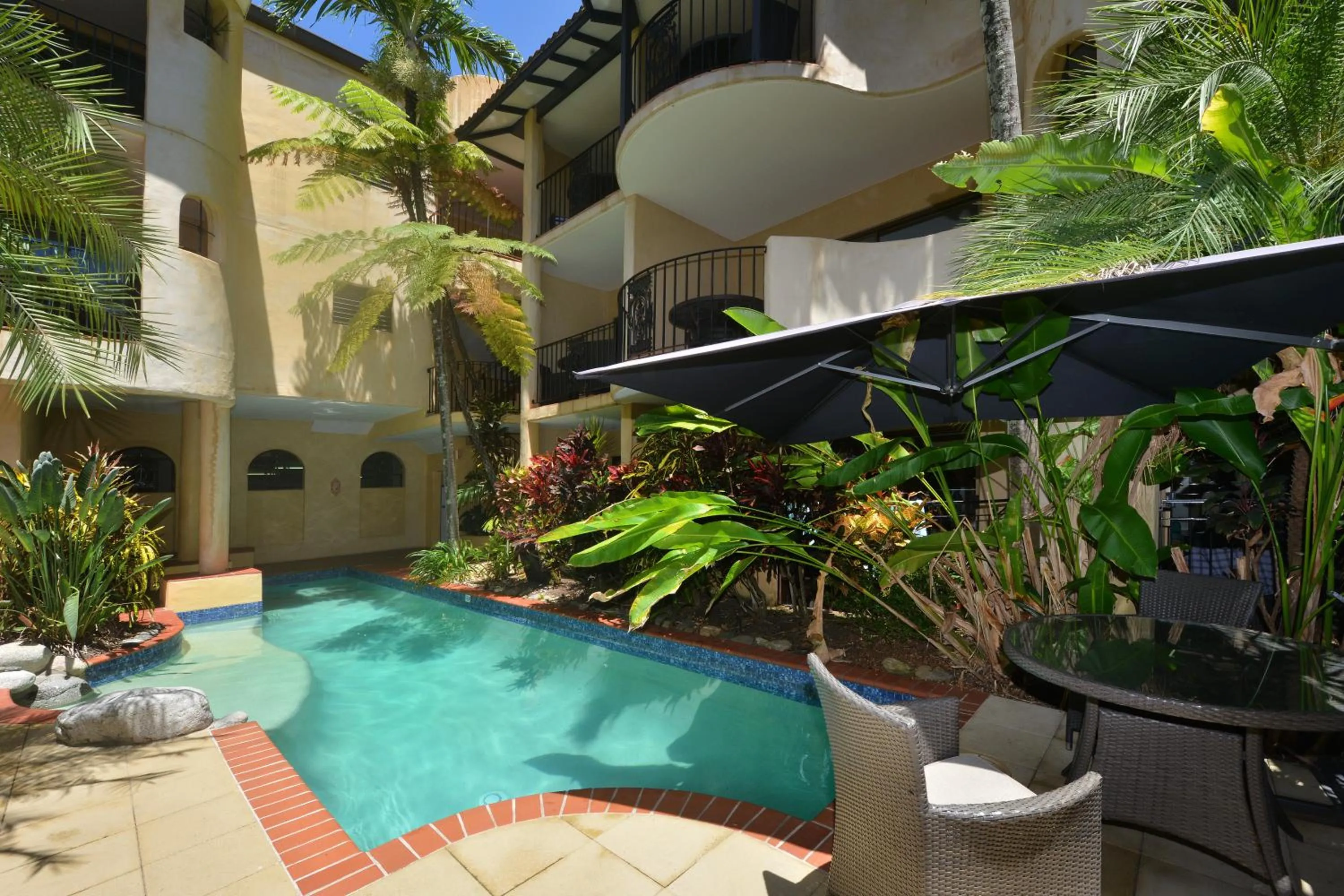 Swimming pool in Seascape Apartments at Villa San Michele