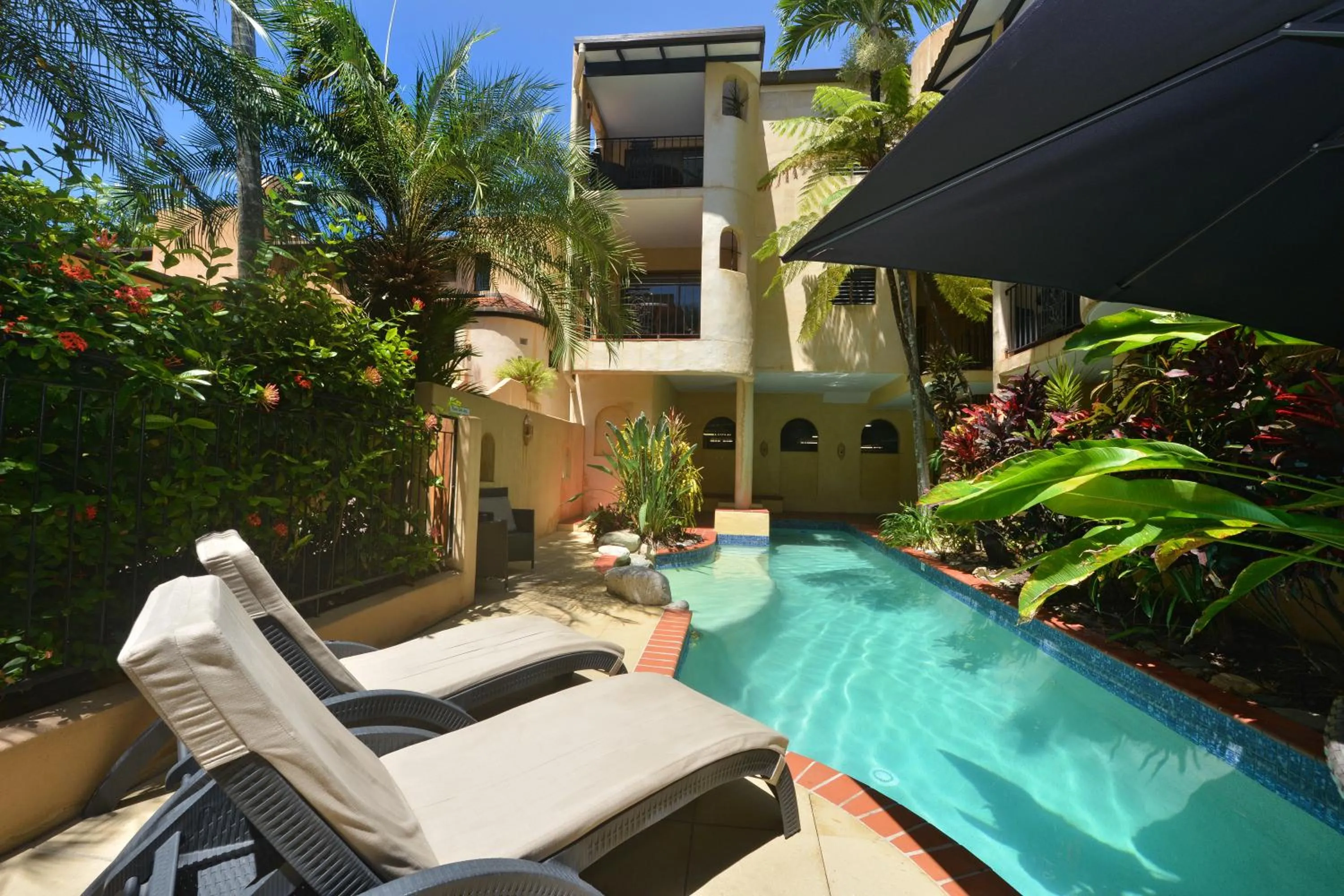 Swimming pool in Seascape Apartments at Villa San Michele