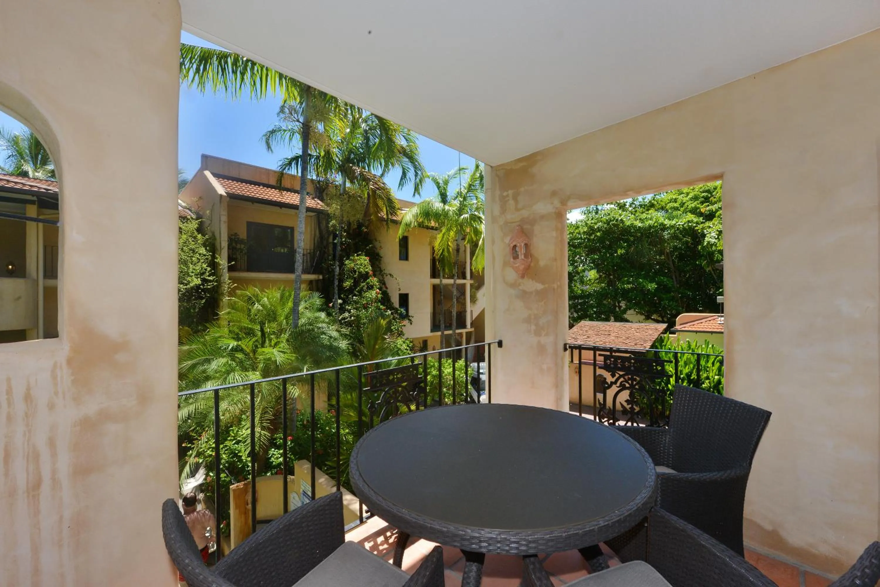 Patio in Seascape Apartments at Villa San Michele