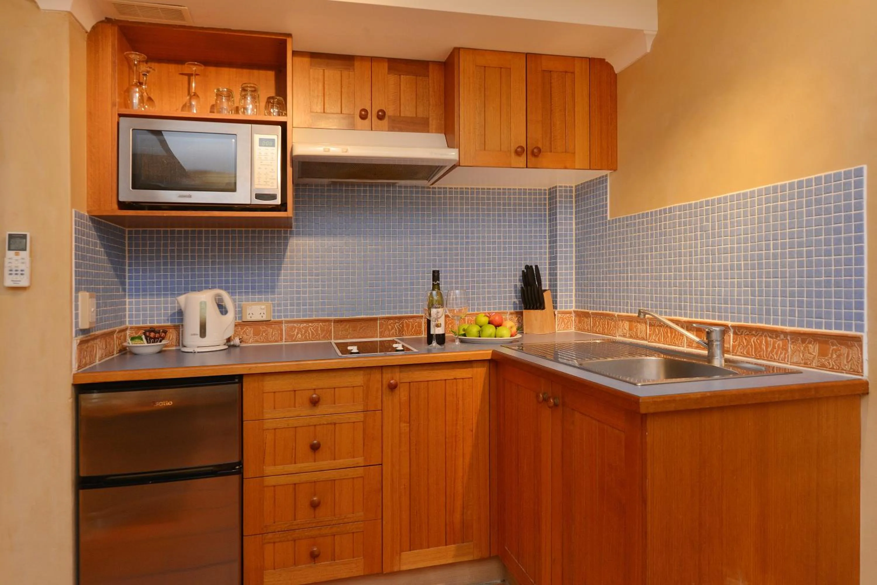 Kitchen or kitchenette in Seascape Apartments at Villa San Michele