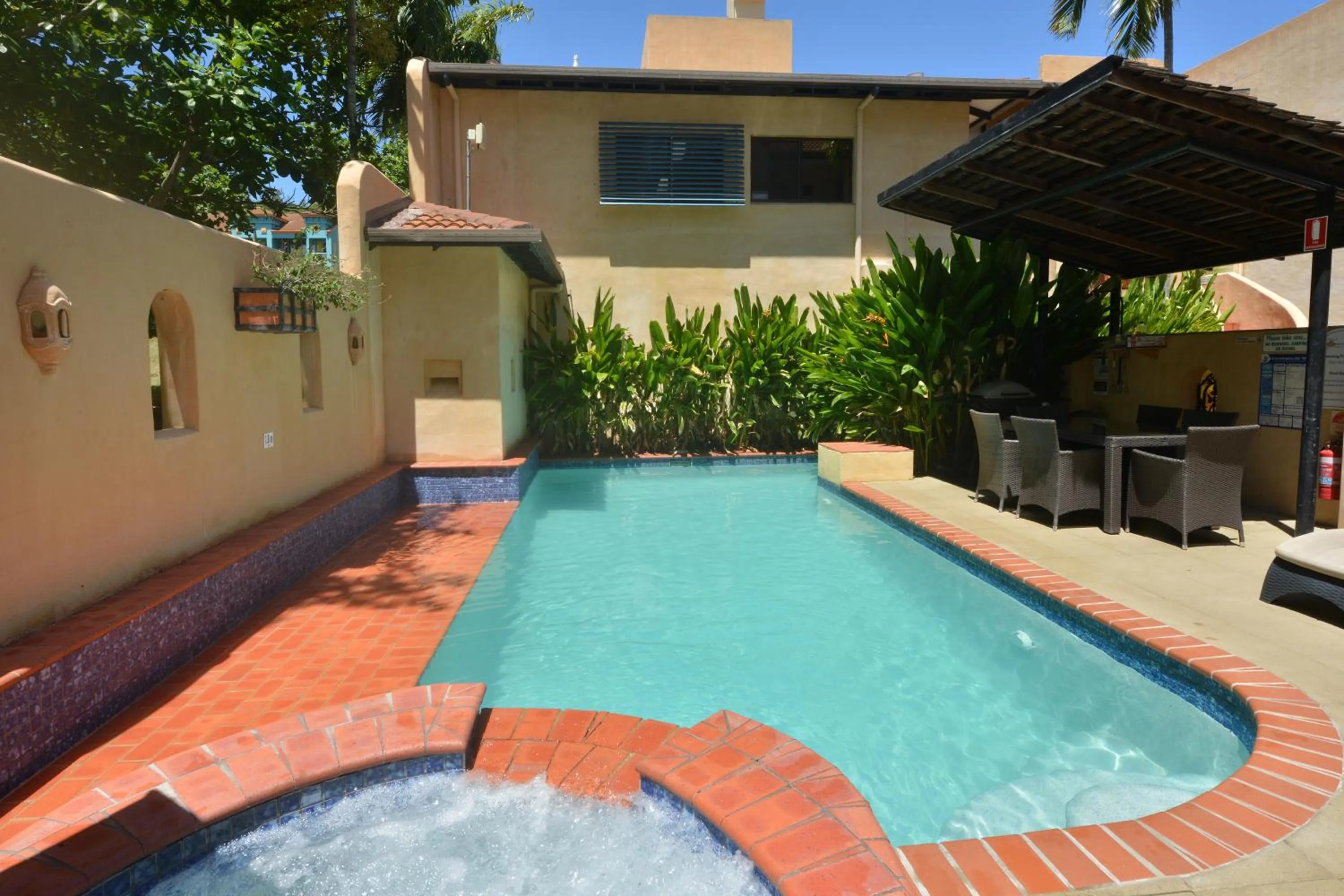 Swimming pool in Seascape Apartments at Villa San Michele
