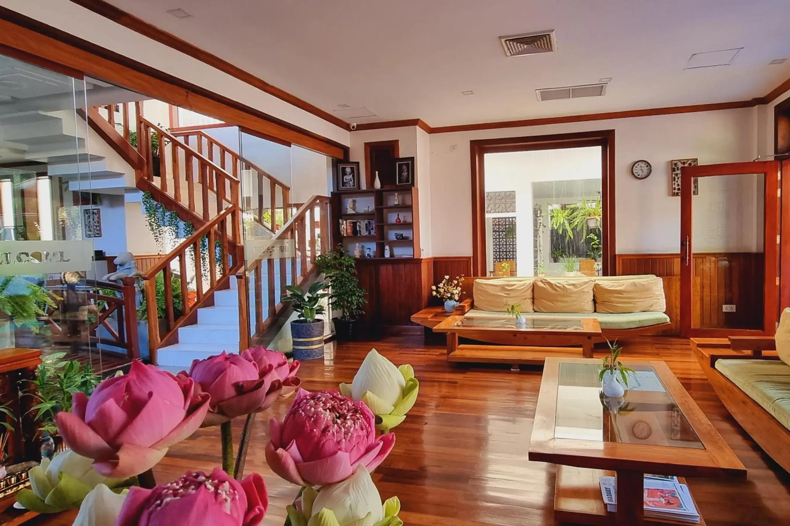 Lobby or reception in Víd Angkor Boutique Lobby or reception in Víd Angkor Boutique