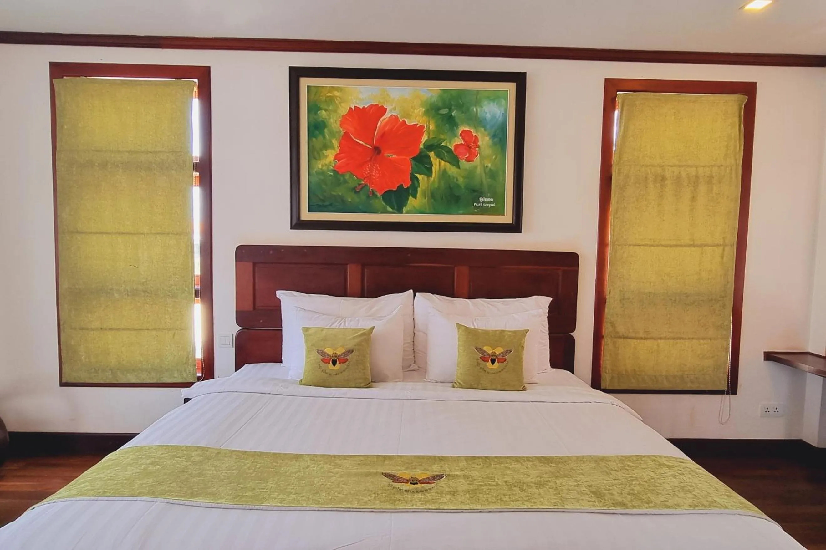 Bed in Víd Angkor Boutique