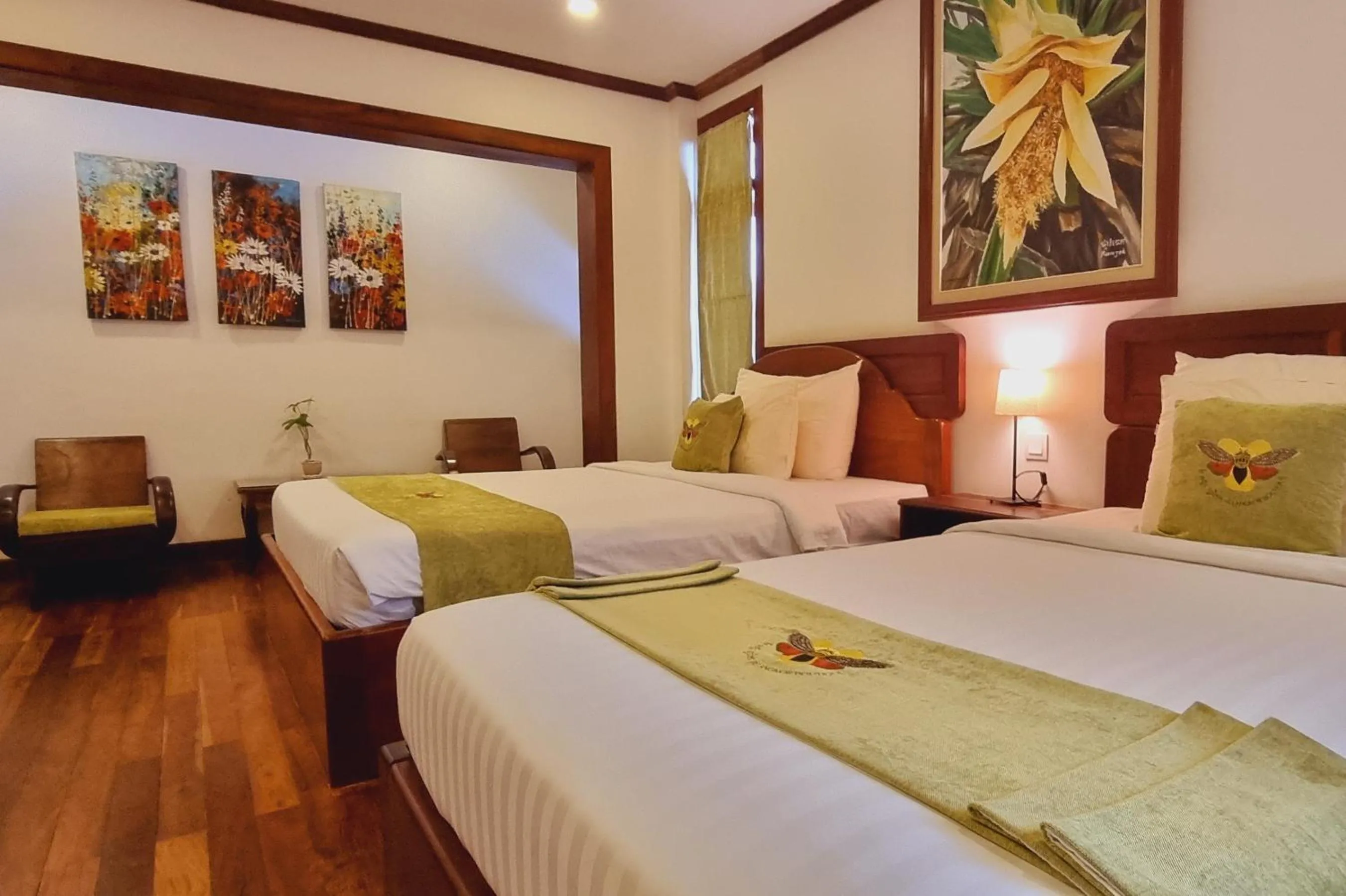 Bed in Víd Angkor Boutique