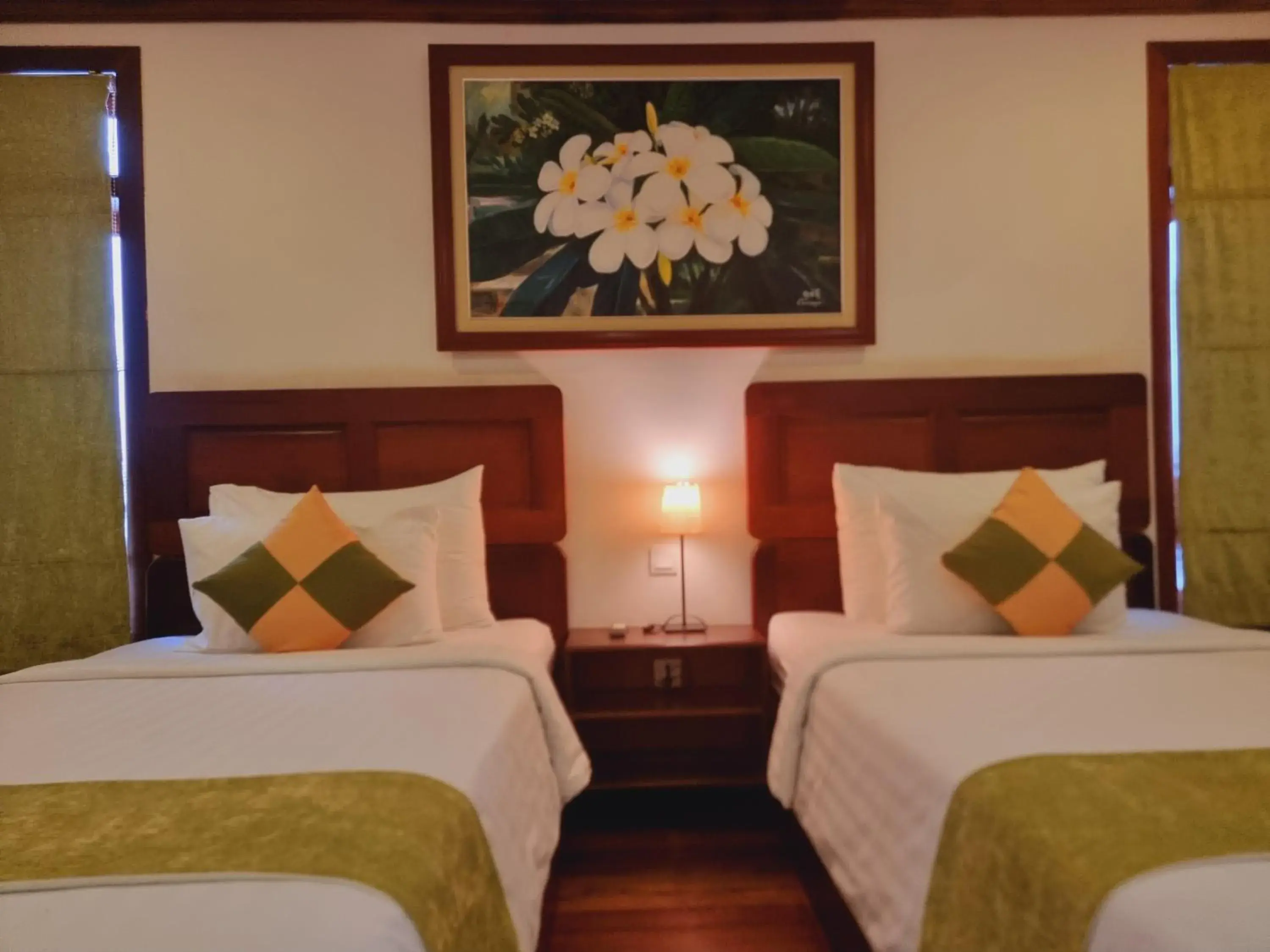 View (from property/room), Bed in Víd Angkor Boutique View (from property/room), Bed in Víd Angkor Boutique