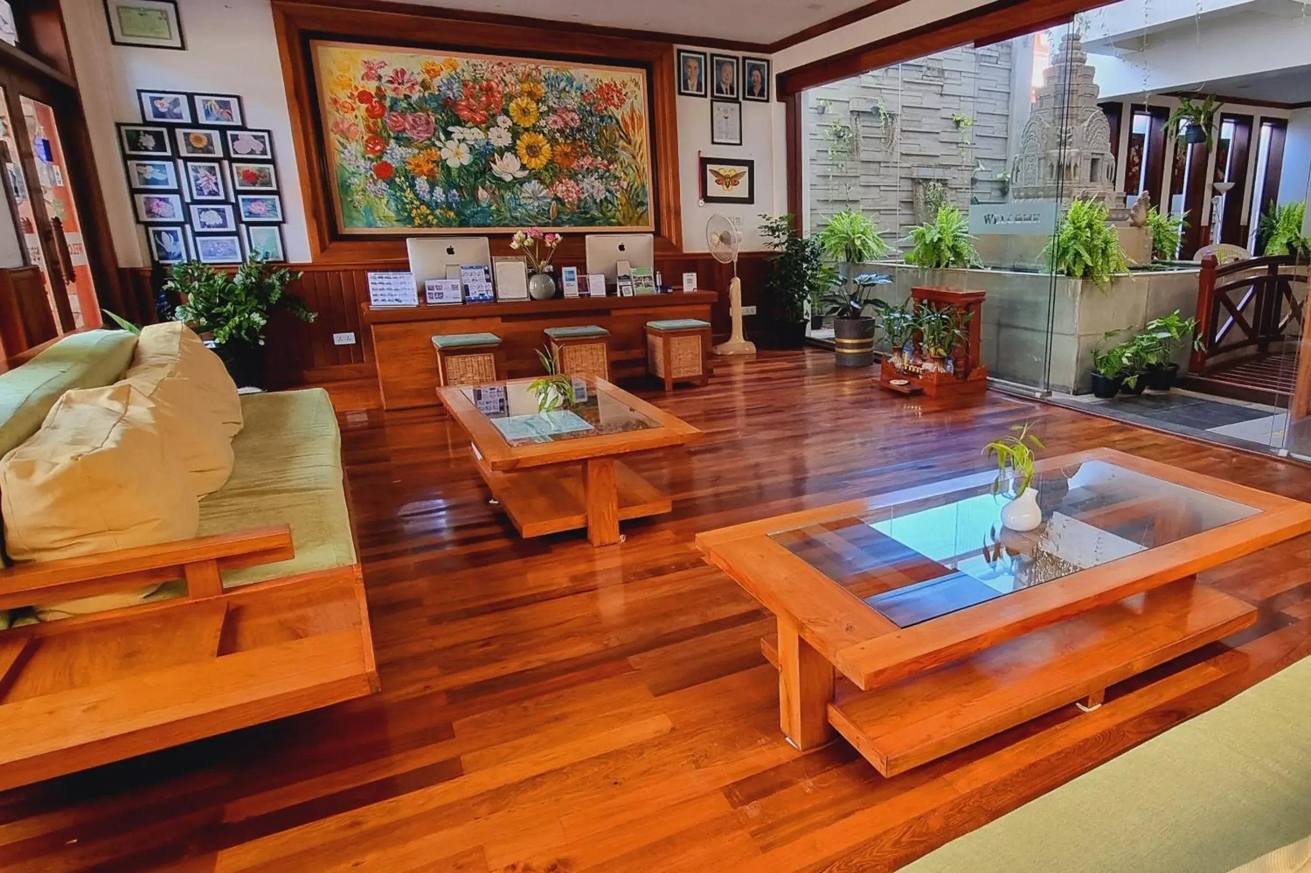 Lobby or reception in Víd Angkor Boutique Lobby or reception in Víd Angkor Boutique