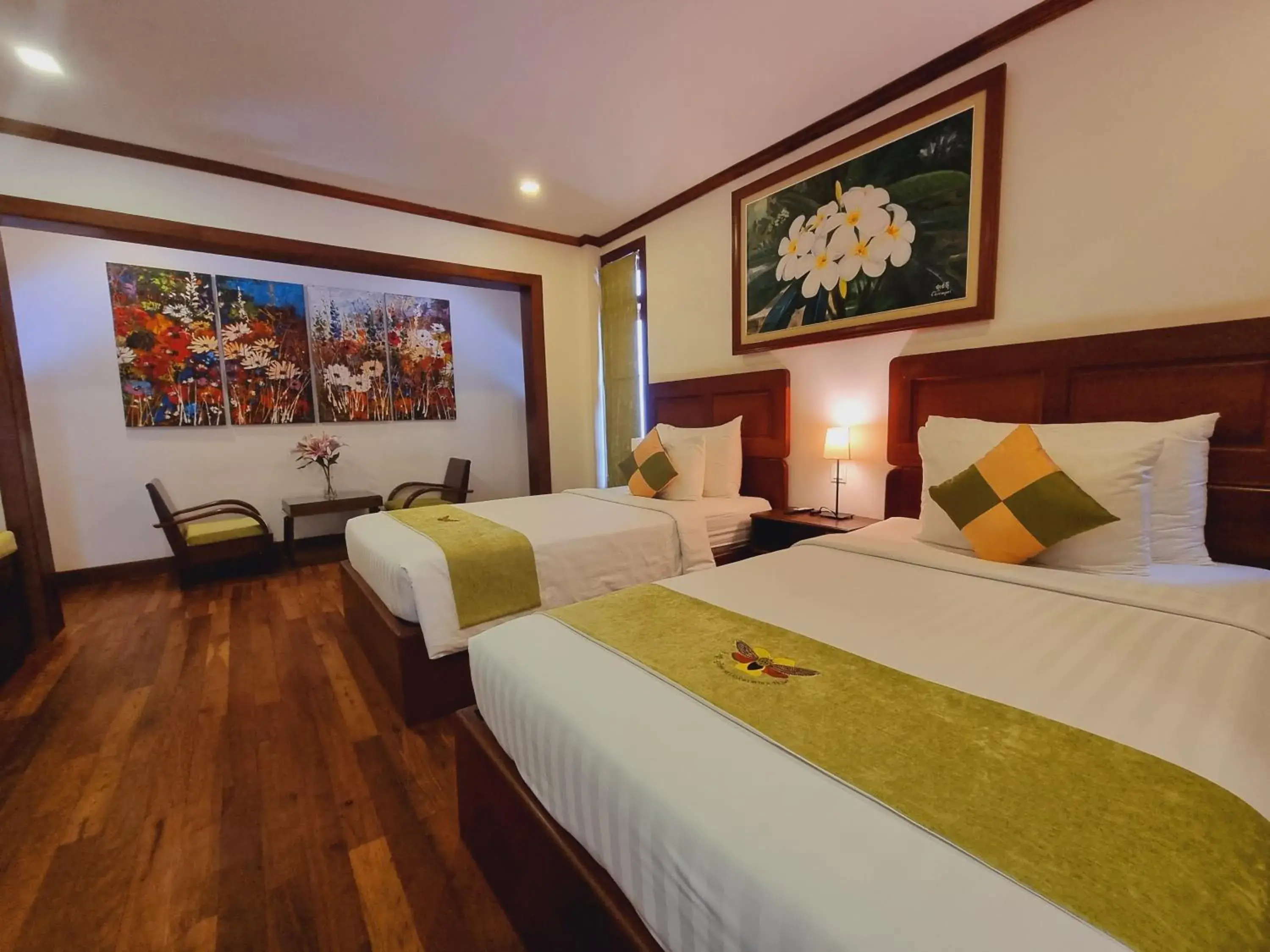 View (from property/room), Bed in Víd Angkor Boutique View (from property/room), Bed in Víd Angkor Boutique