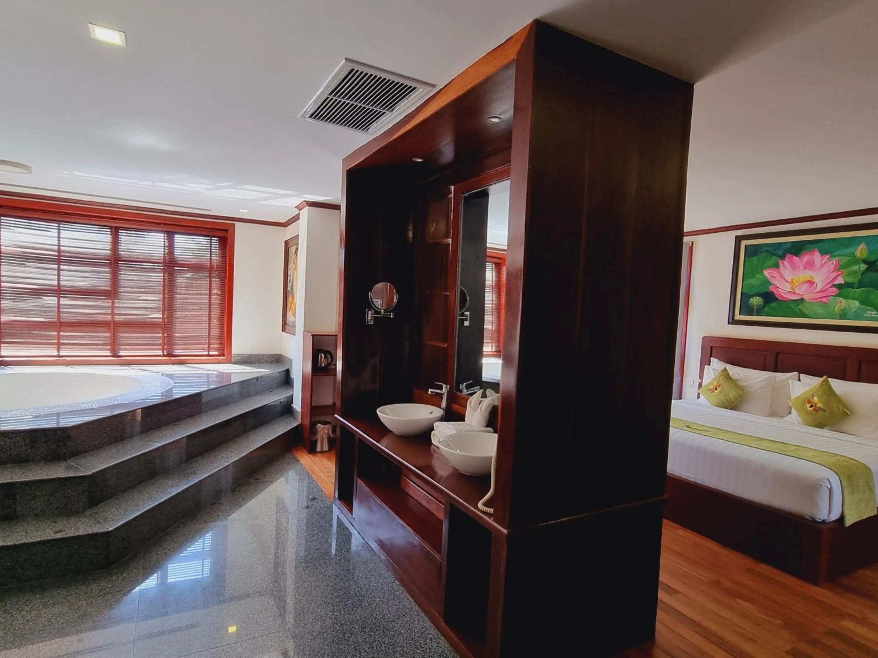 View (from property/room), Bed in Víd Angkor Boutique