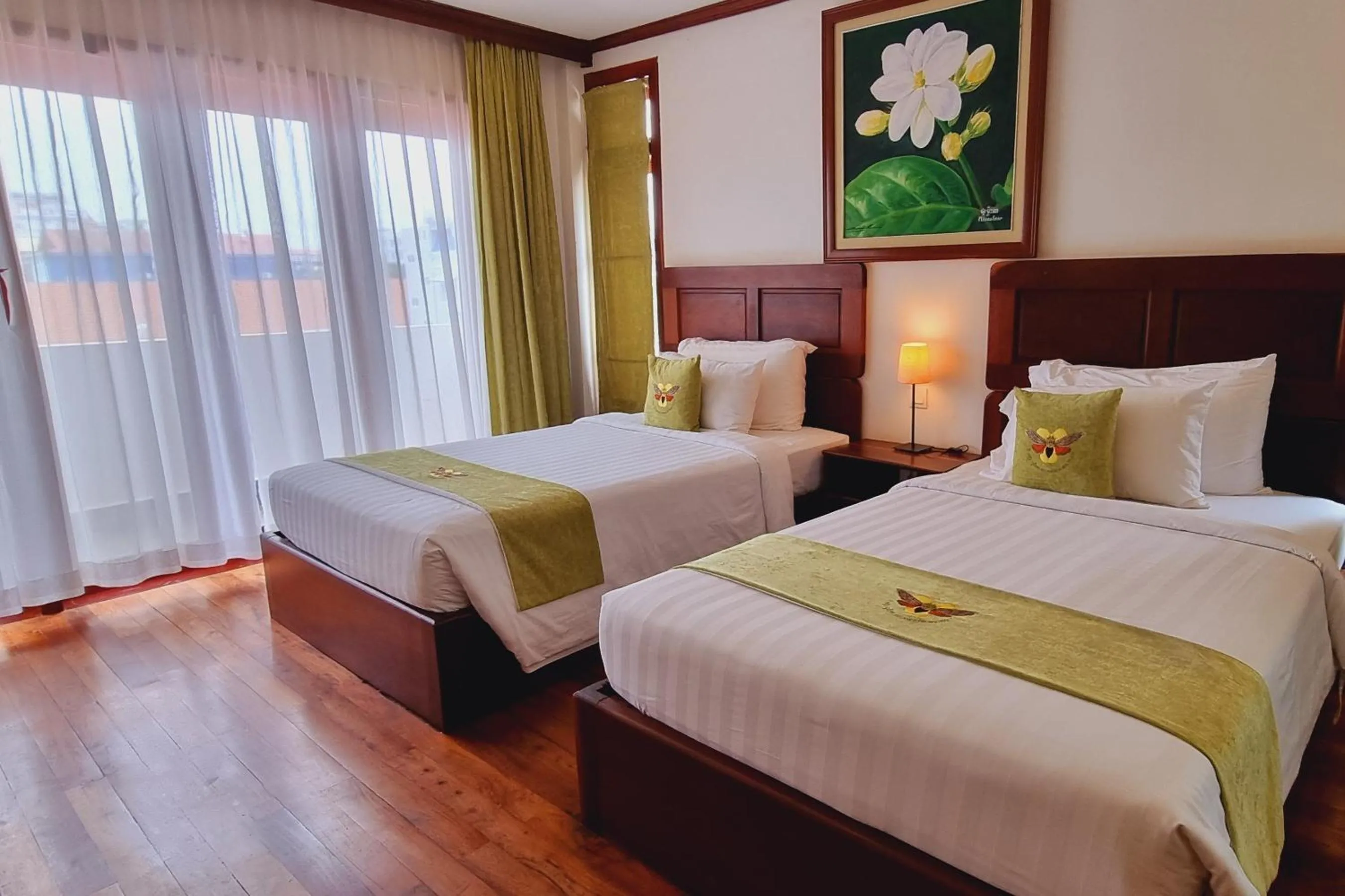 Bed in Víd Angkor Boutique