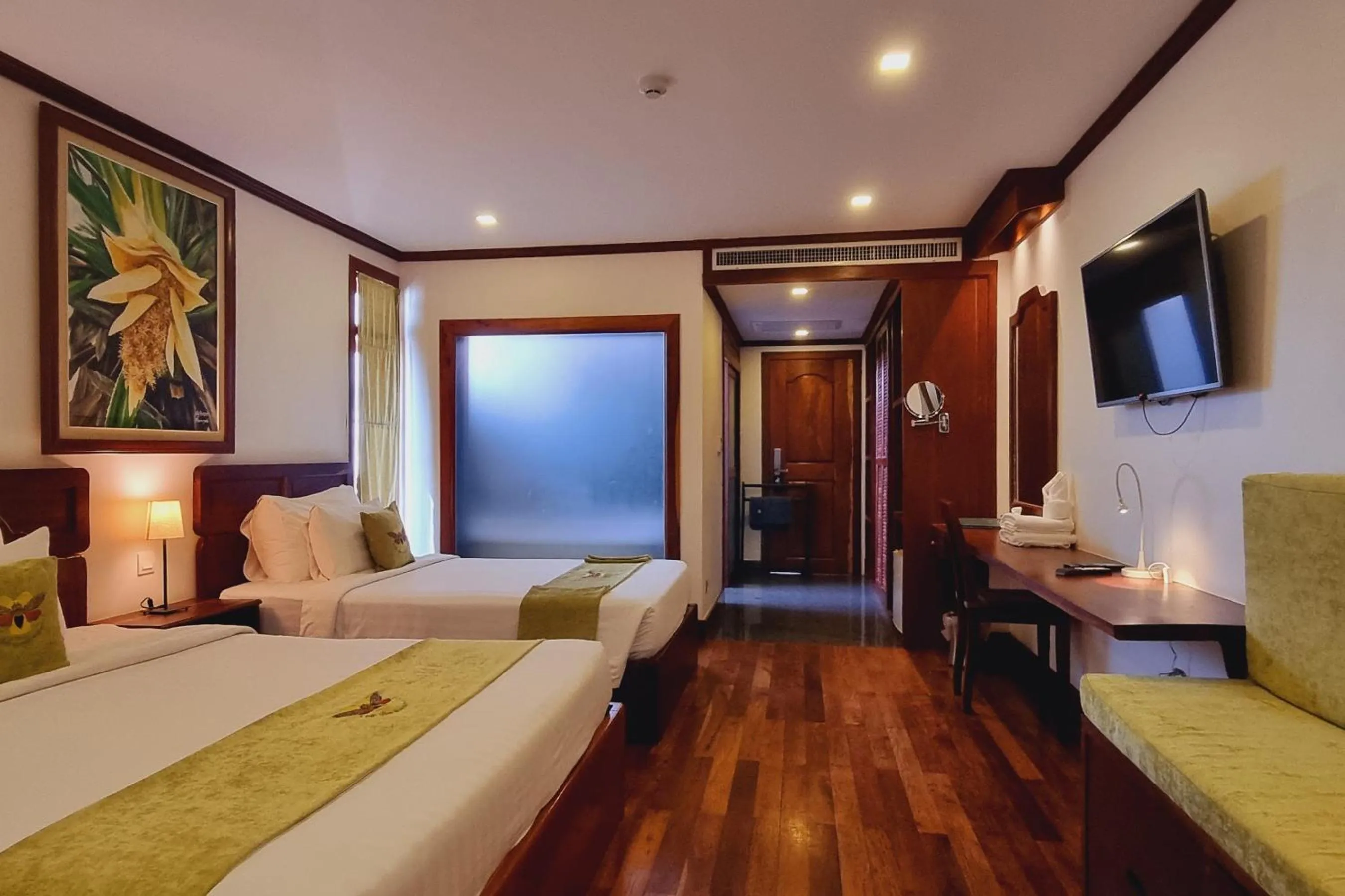 View (from property/room), Bed in Víd Angkor Boutique