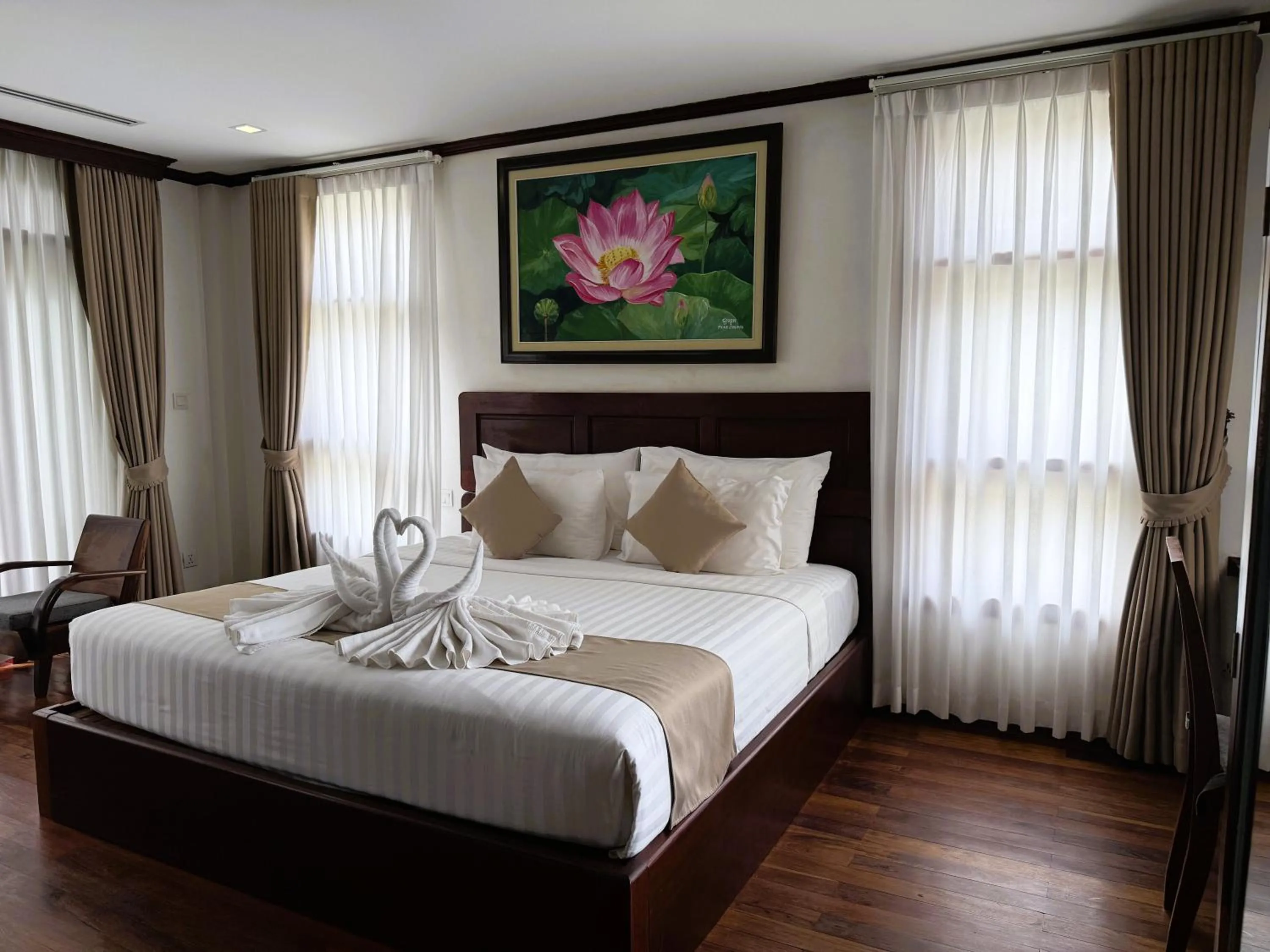 Bed in Maison Saiko Angkor Boutique