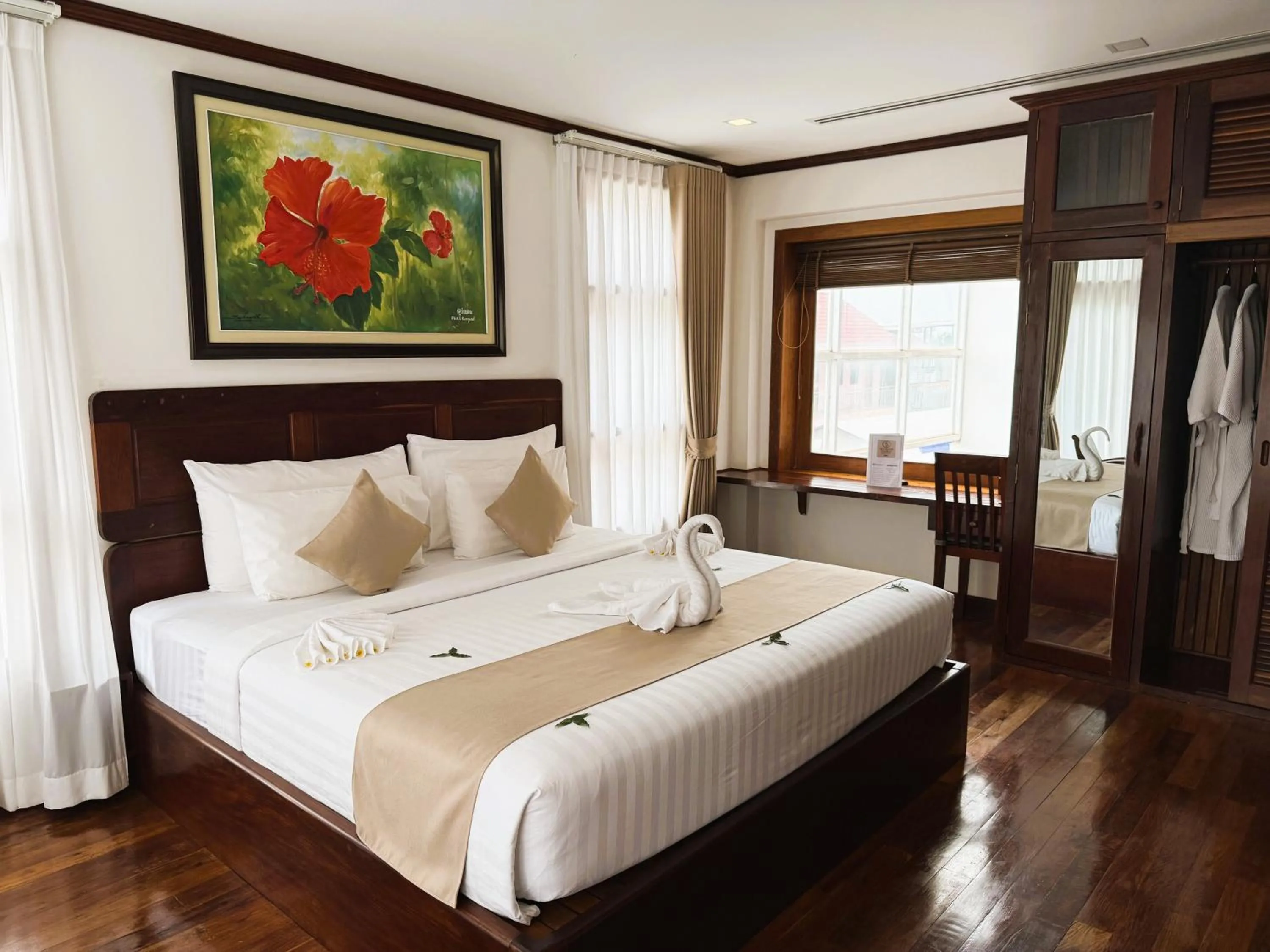 Bed in Maison Saiko Angkor Boutique