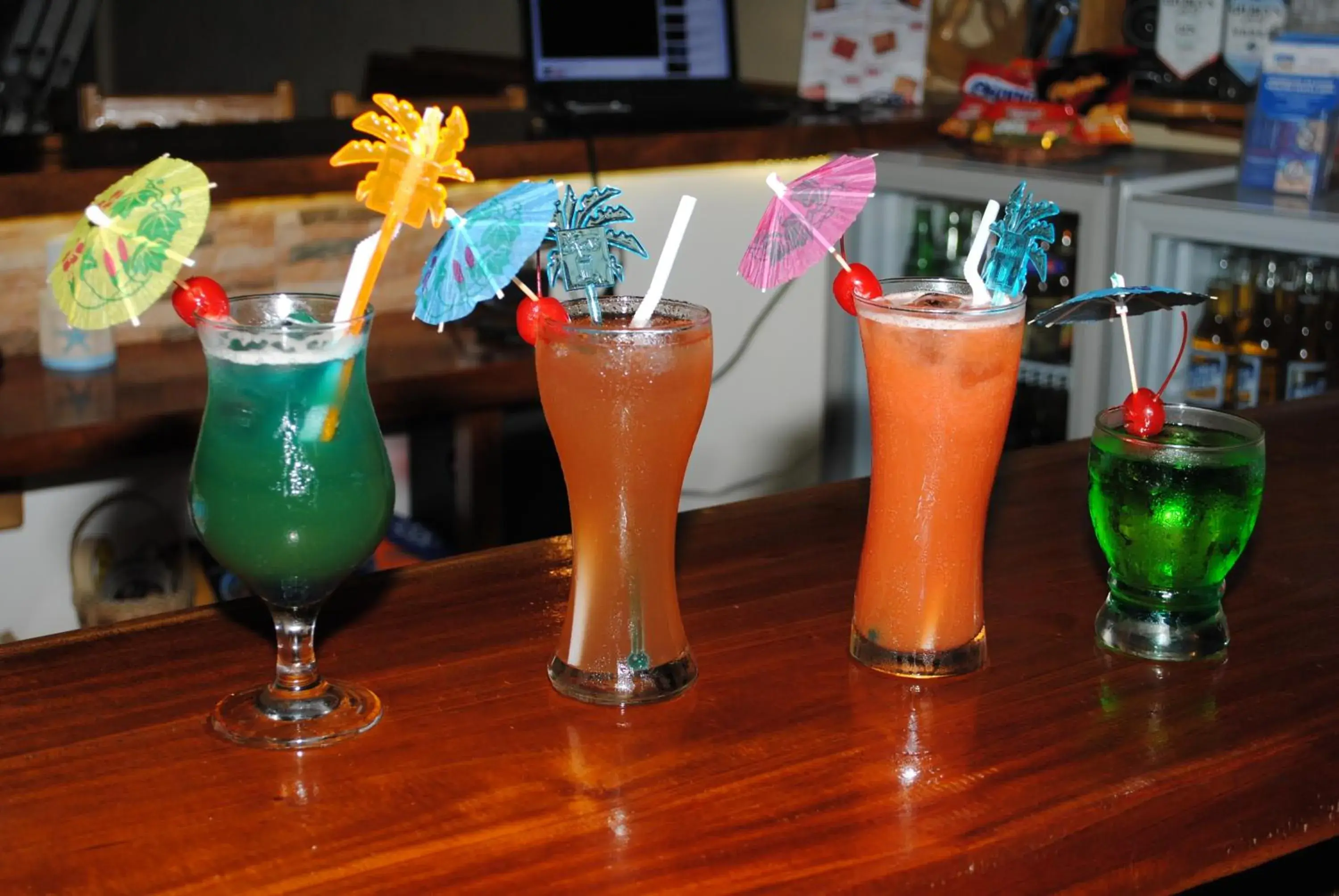 Alcoholic drinks, Drinks in Captains Lodge and Bar