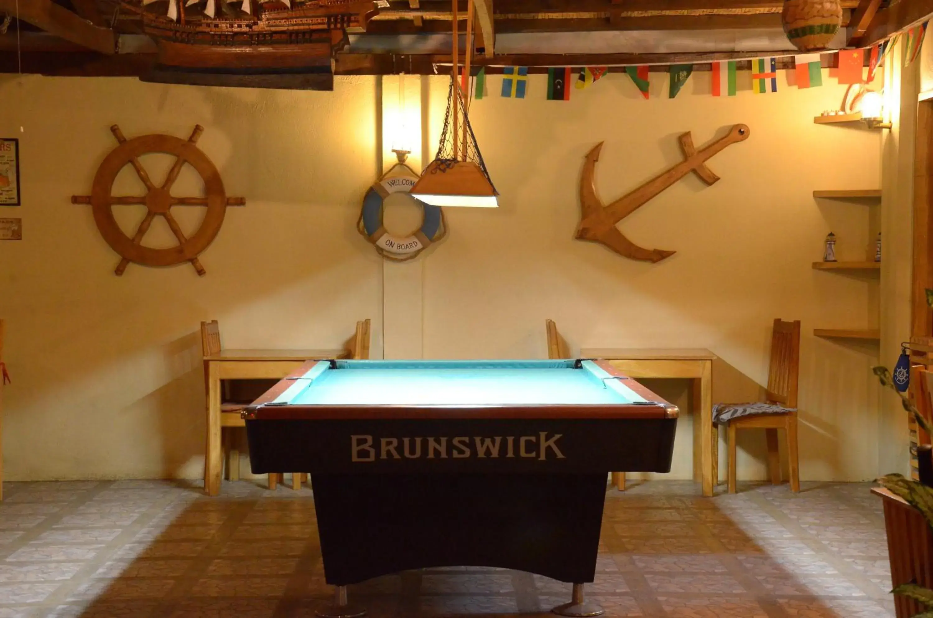 Billiard, Billiards in Captains Lodge and Bar