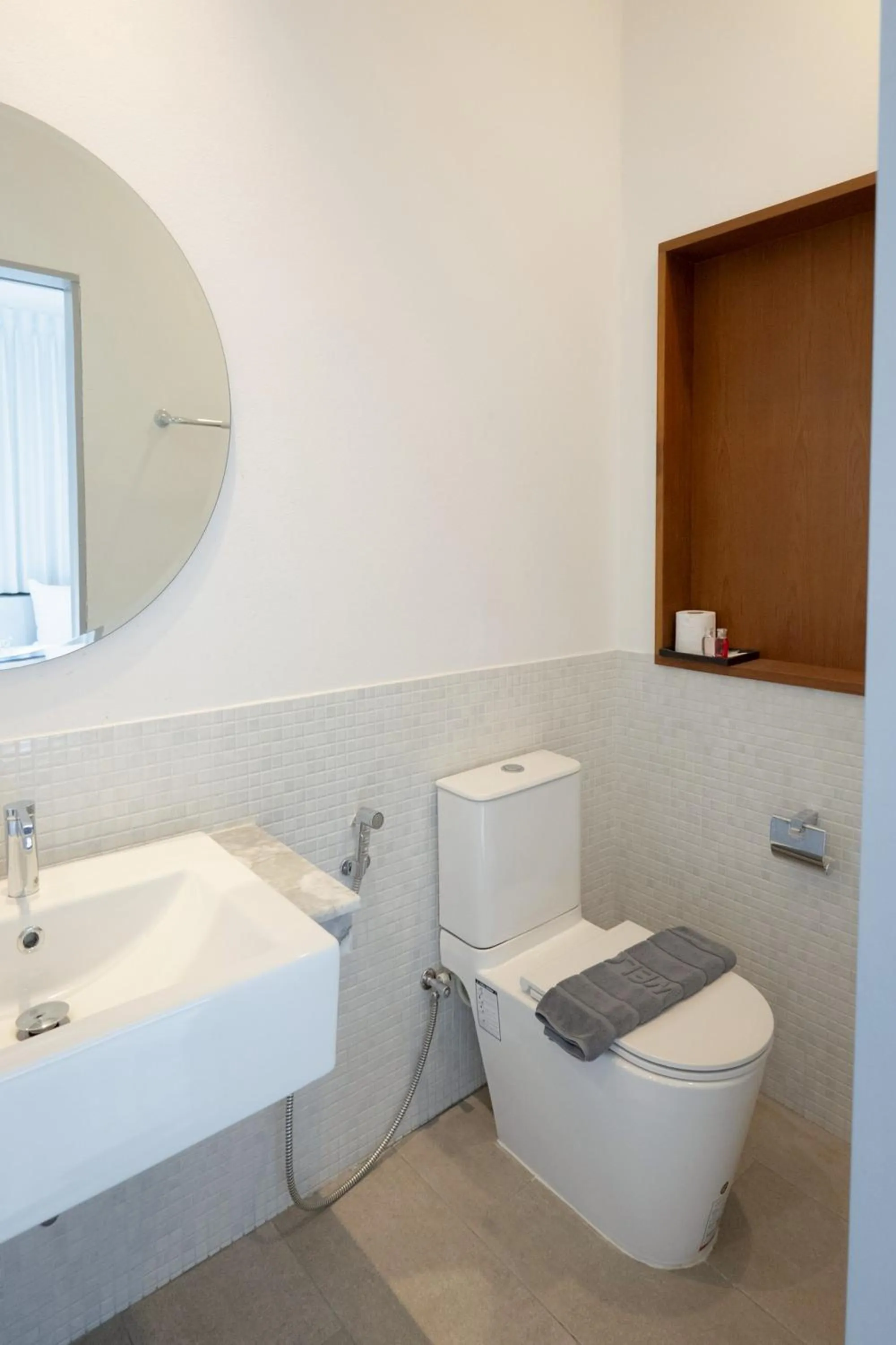 Bathroom in Surachet at 257 Boutique House