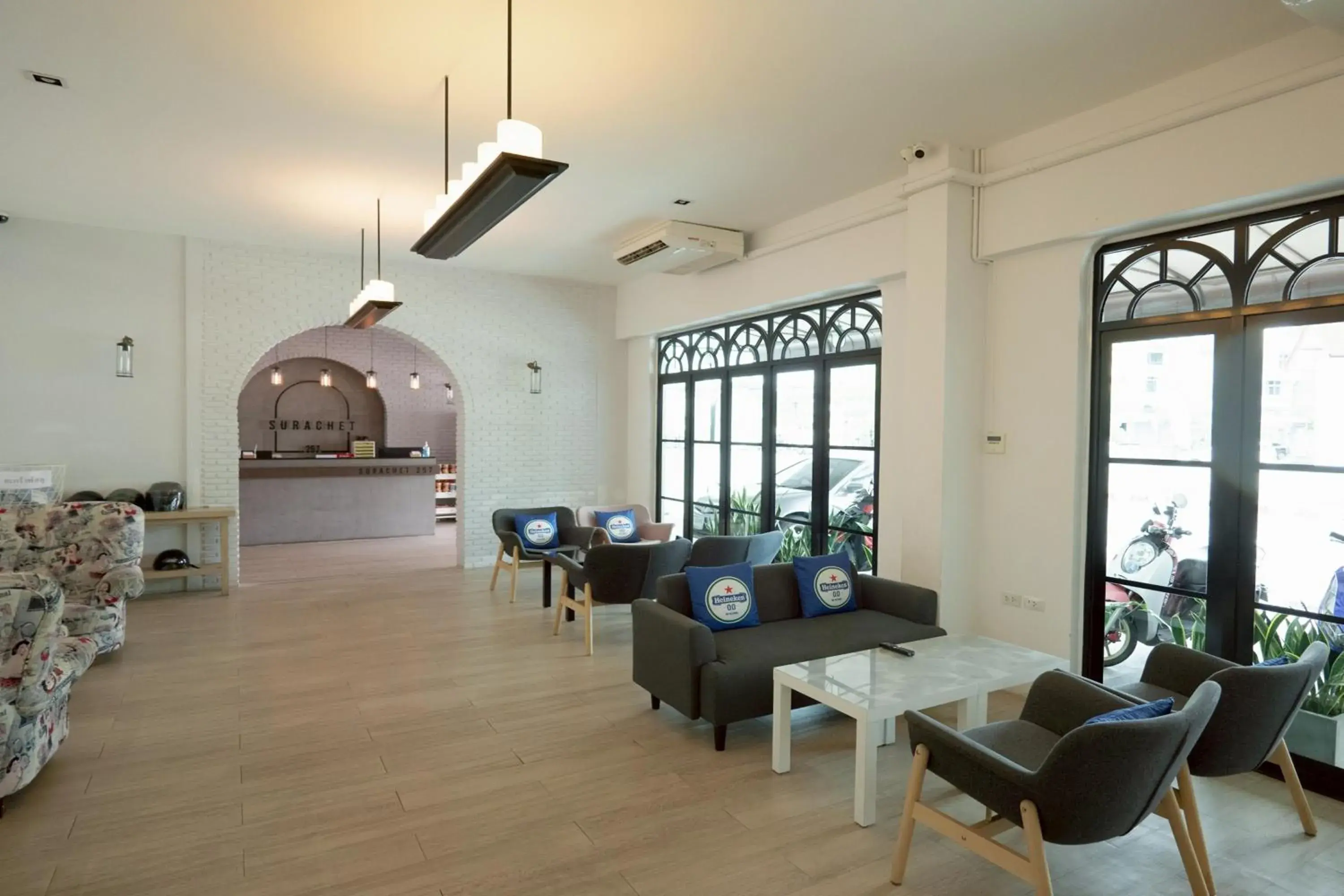 Lobby or reception in Surachet at 257 Boutique House Lobby or reception in Surachet at 257 Boutique House