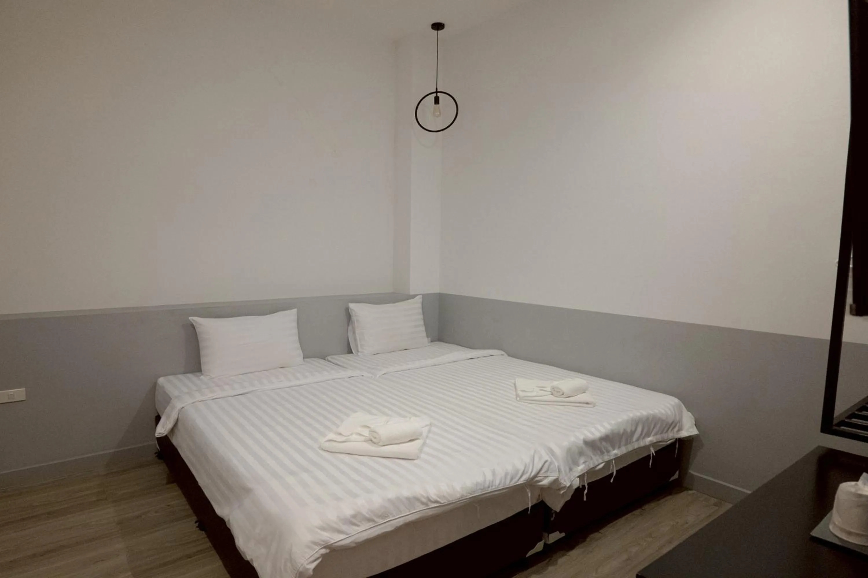 Photo of the whole room, Bed in Surachet at 257 Boutique House