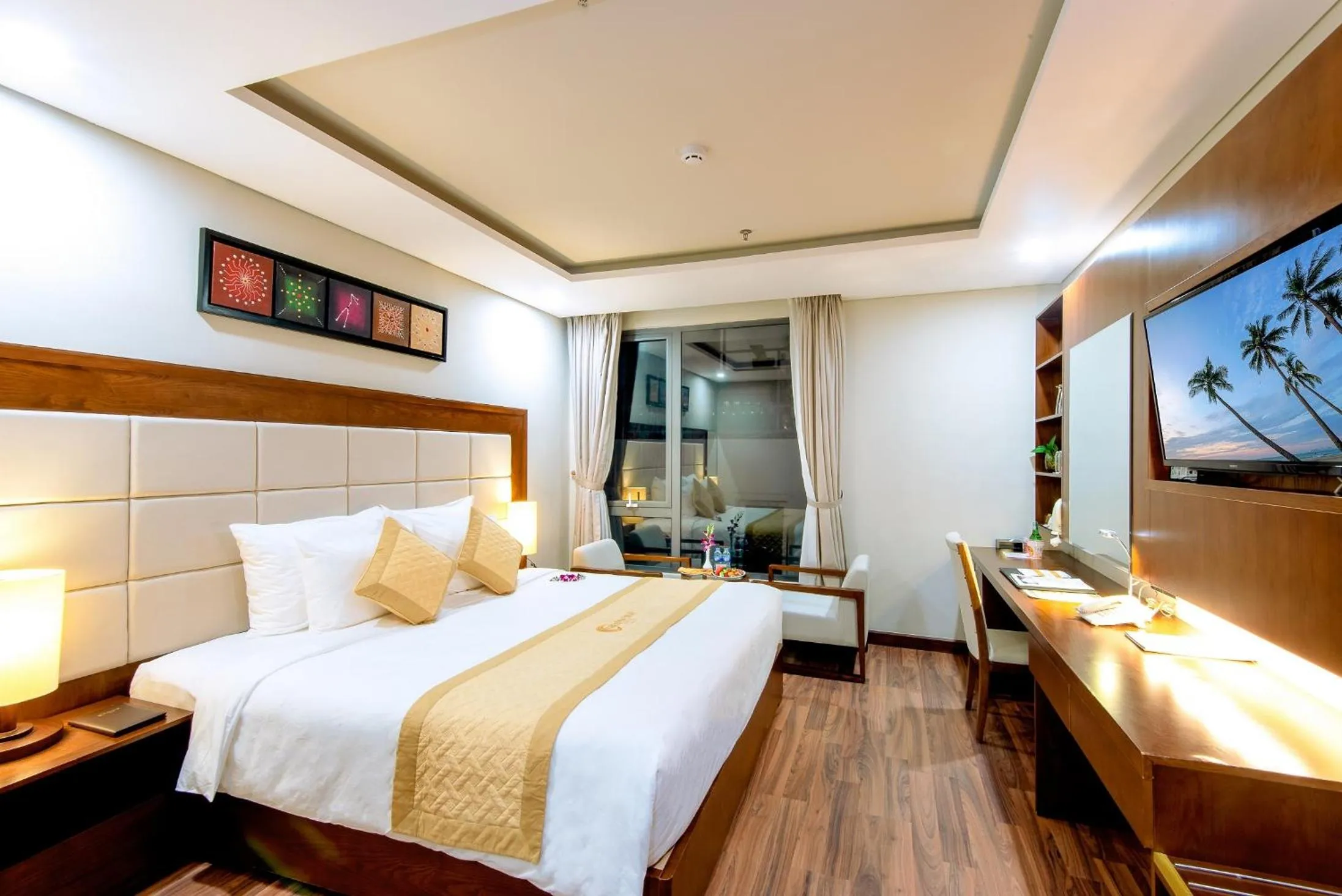 Photo of the whole room, Bed in Grand Sea Hotel Danang