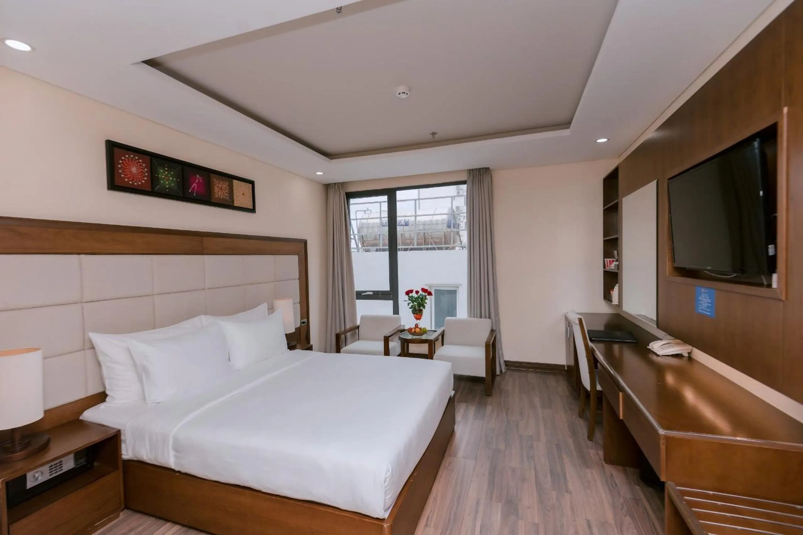 Living room, Bed in Grand Sea Hotel Danang