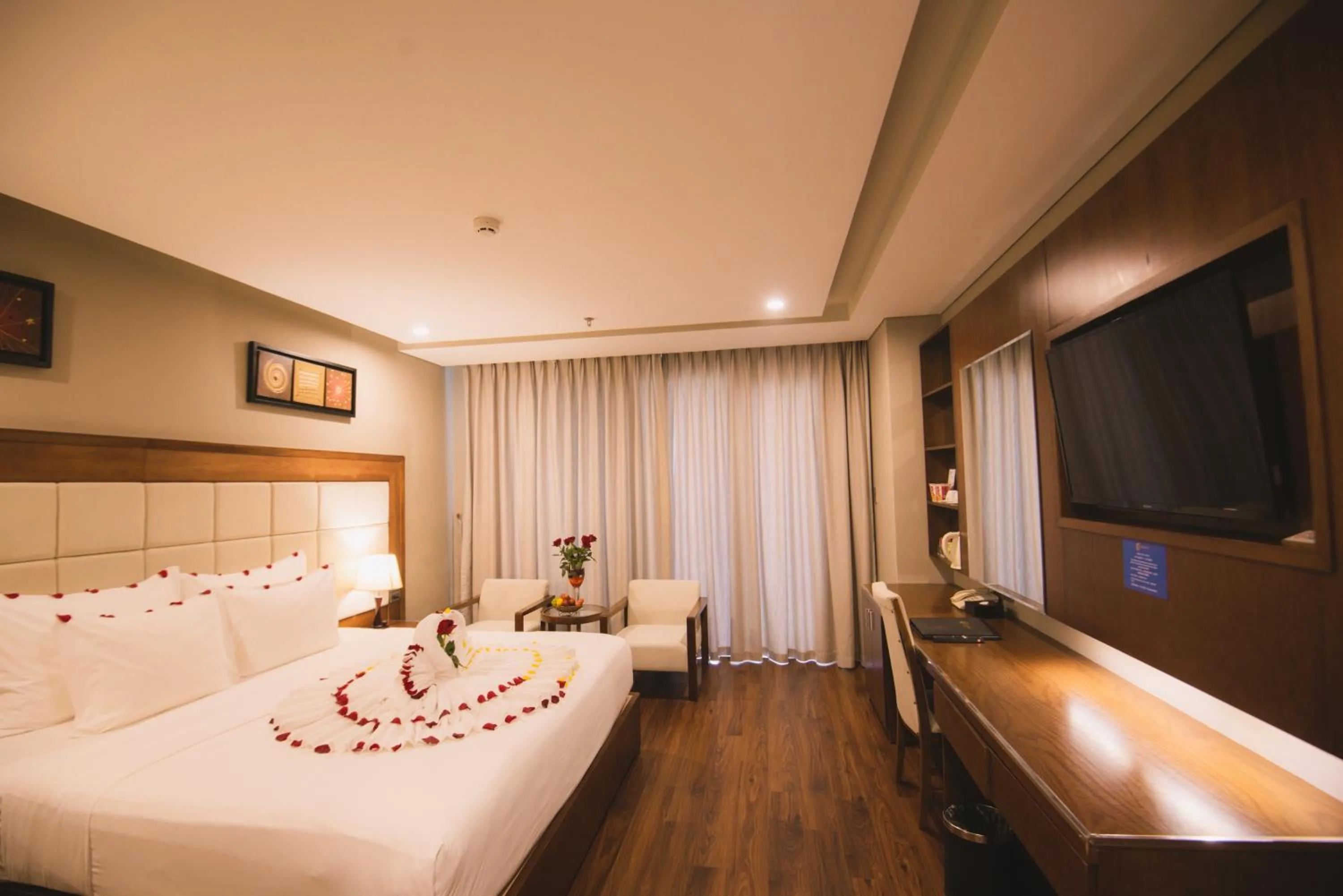 Bed in Grand Sea Hotel Danang