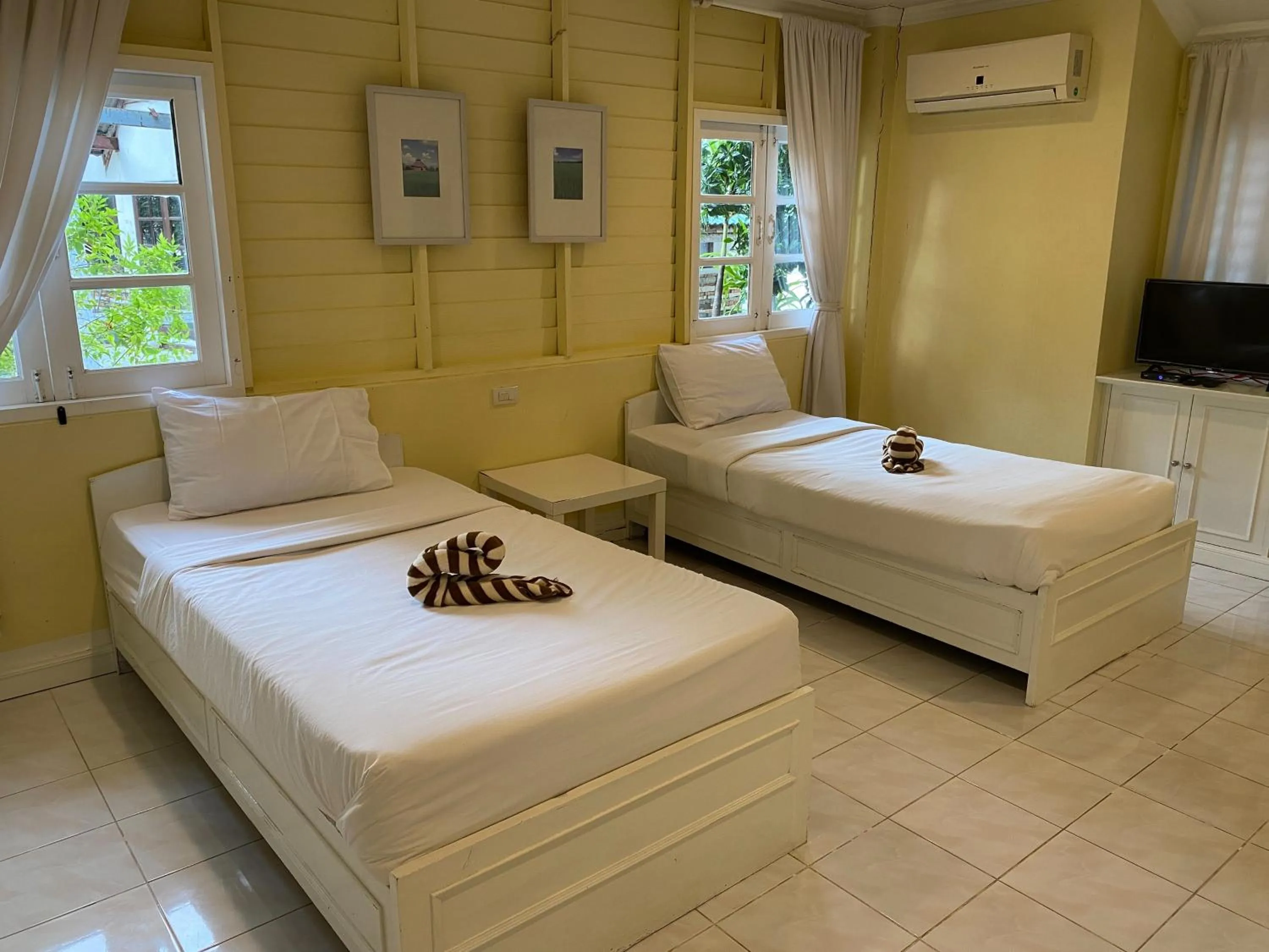 Bed in รตะธารา รีสอร์ท ratathara resort