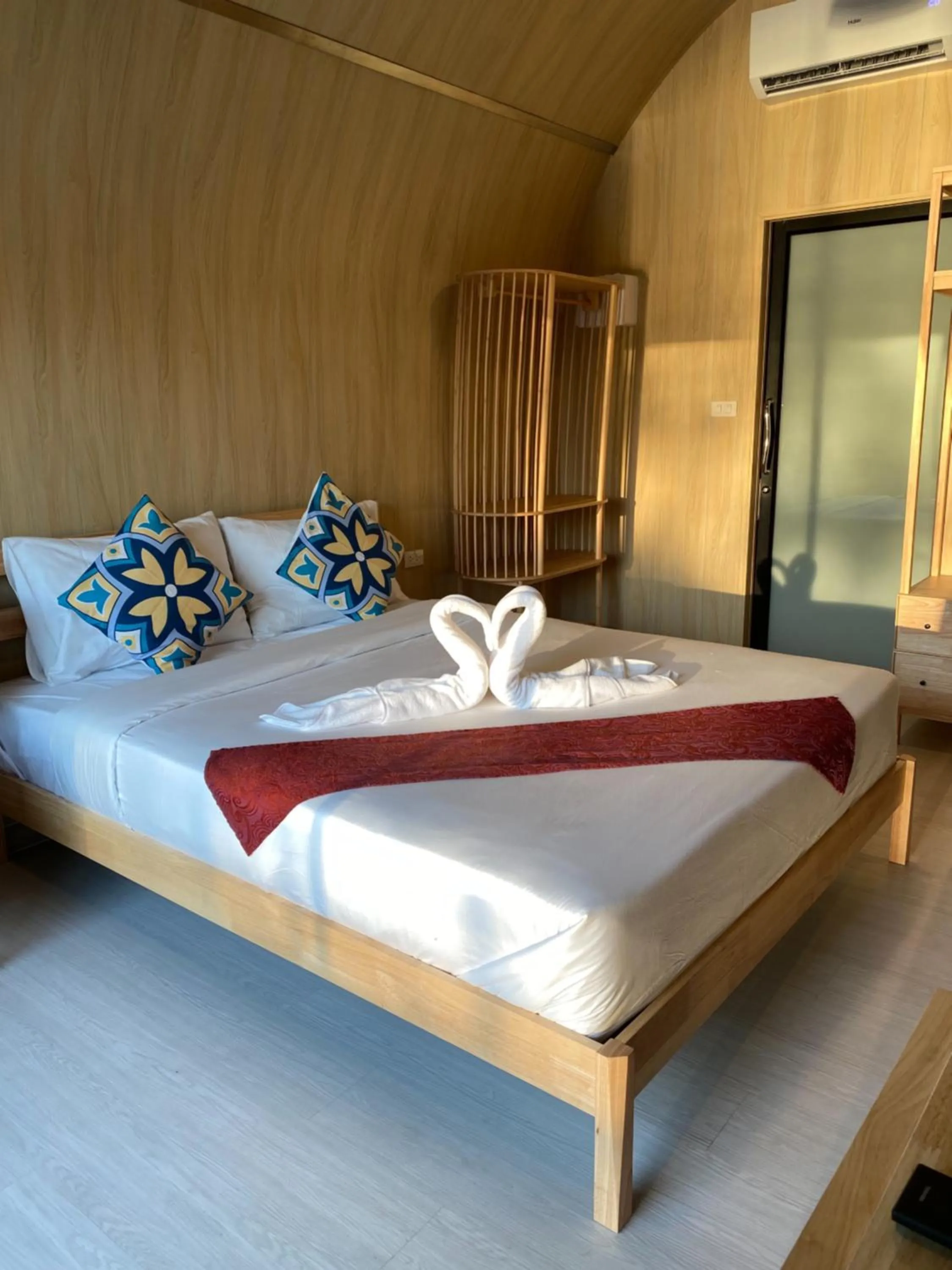 Bed in รตะธารา รีสอร์ท ratathara resort