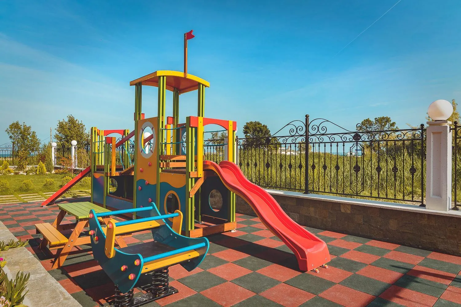 Children play ground in Sunny Castle Hotel - All Inclusive, Beach and Free parking