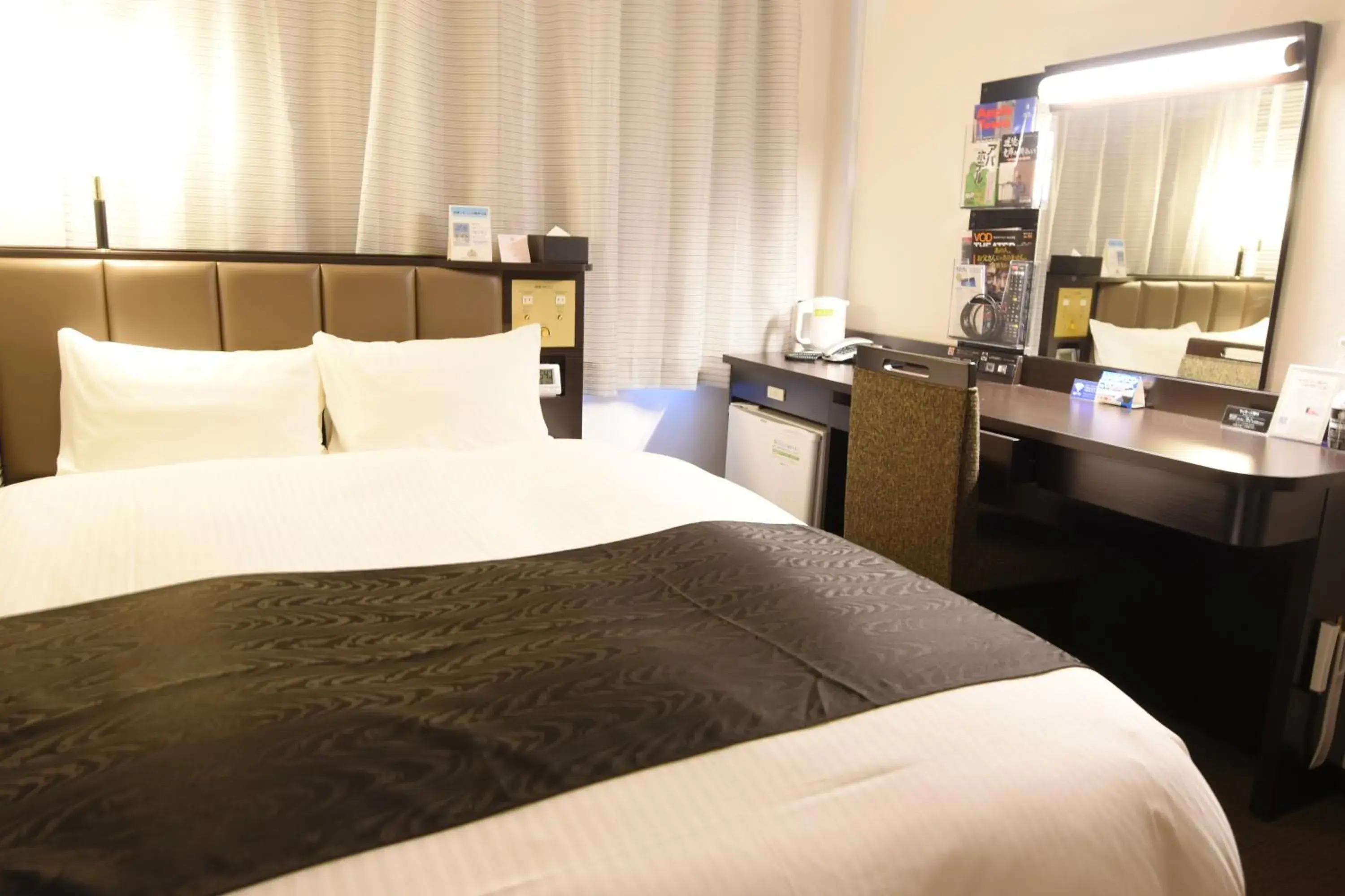 Photo of the whole room, Bed in APA Hotel Kagoshima Tenmonkan Photo of the whole room, Bed in APA Hotel Kagoshima Tenmonkan