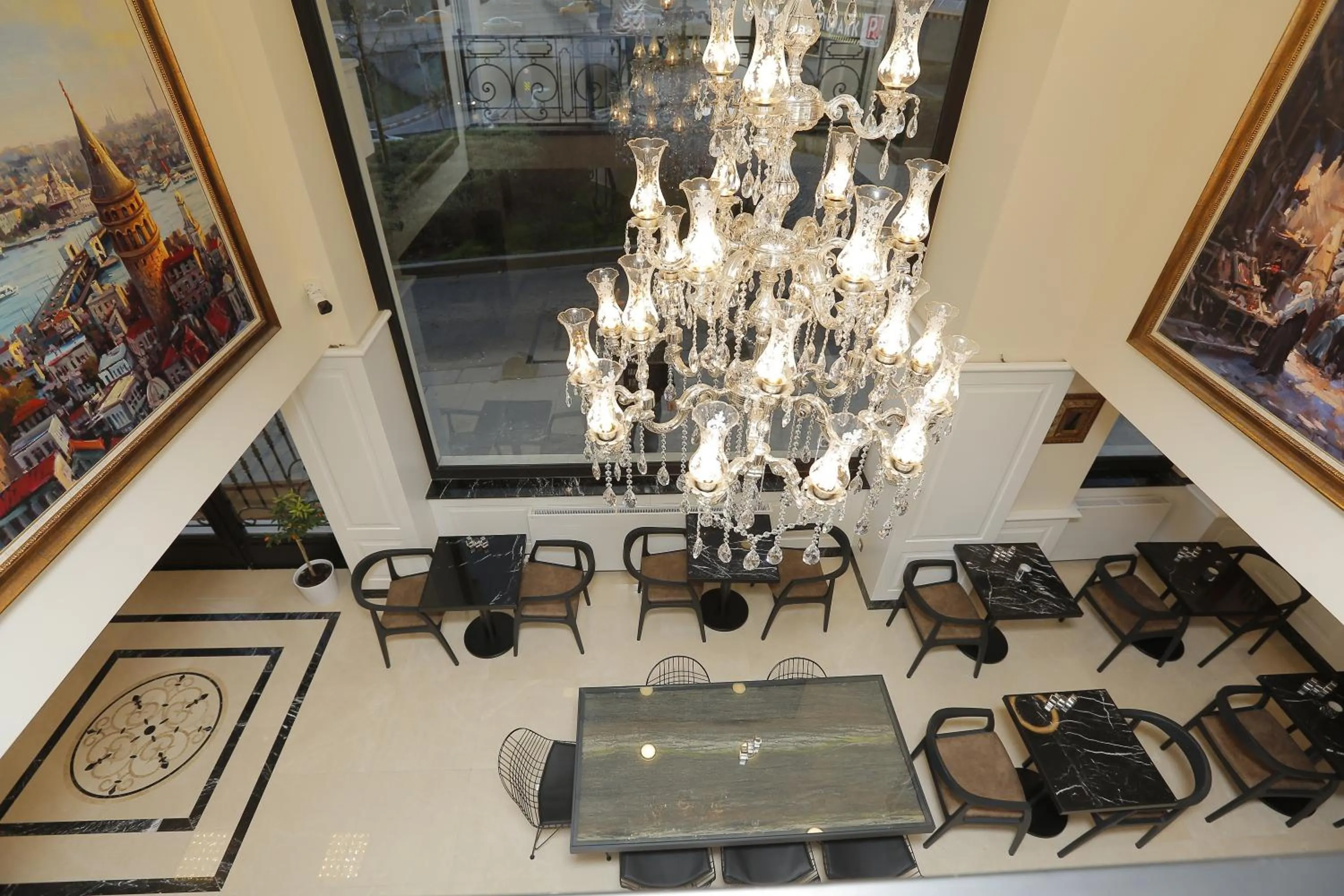 Lobby or reception in Art Nouveau Pera