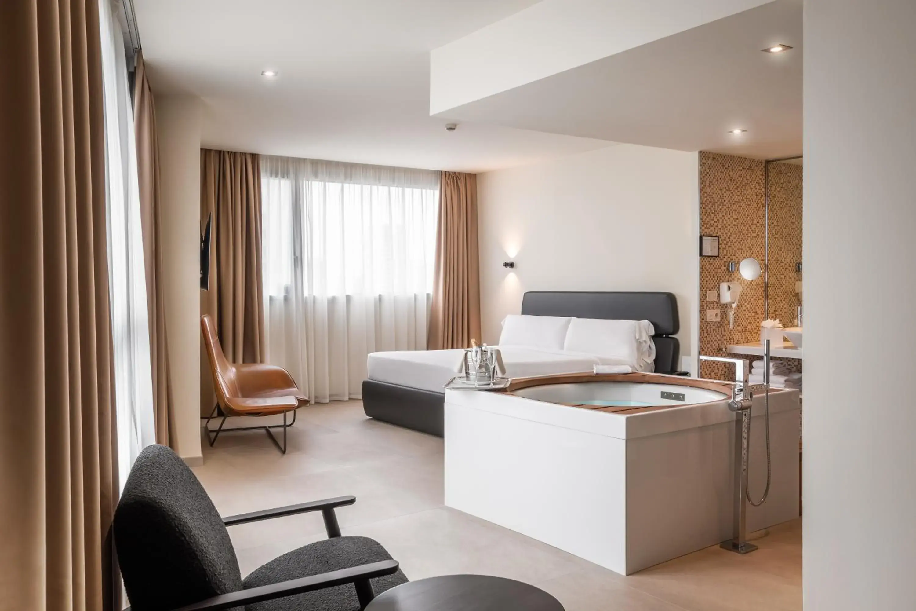 Bed in Hotel SB Diagonal Zero 4 Sup Bed in Hotel SB Diagonal Zero 4 Sup