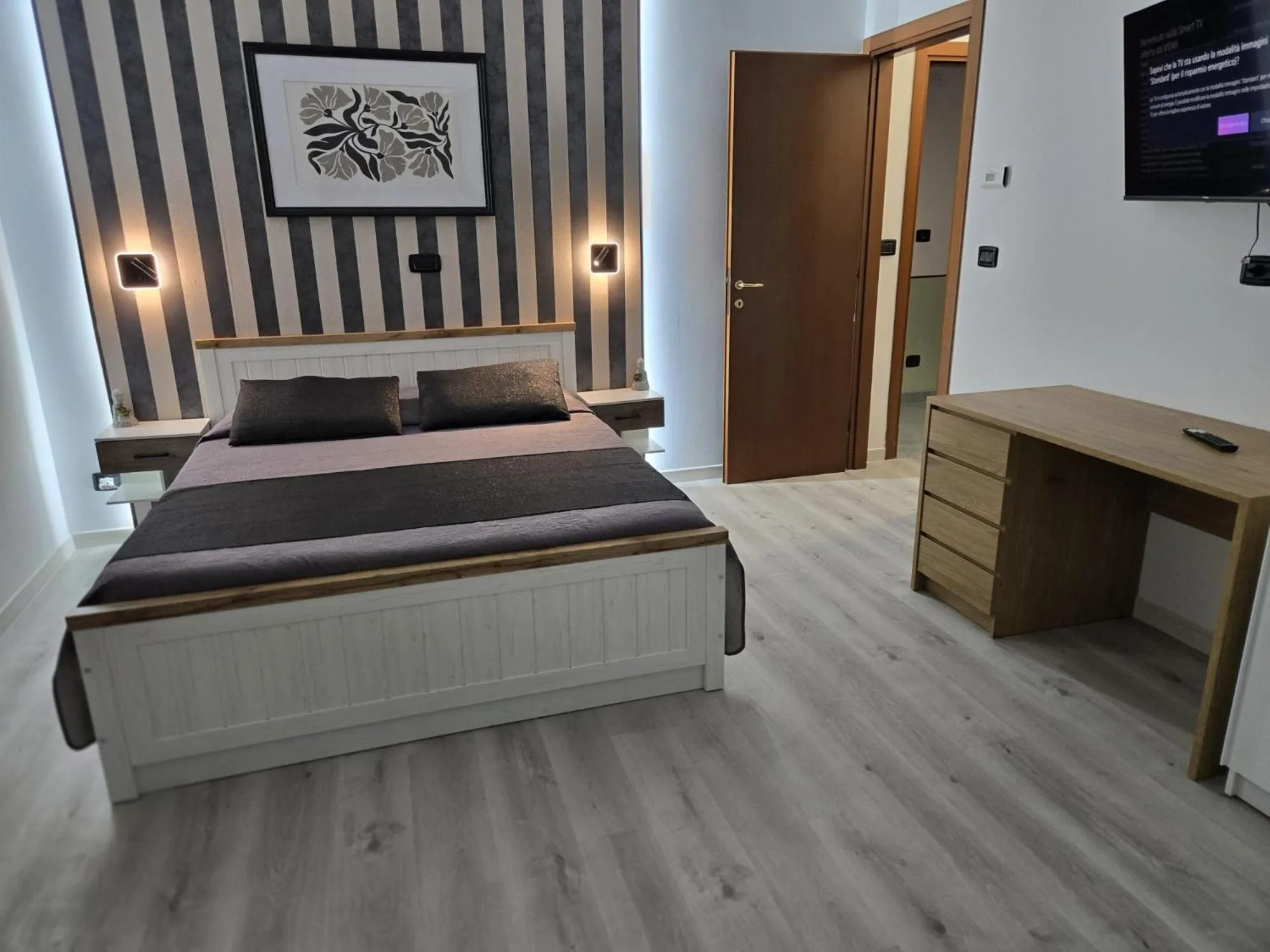 Bed in Hotel Cristallo