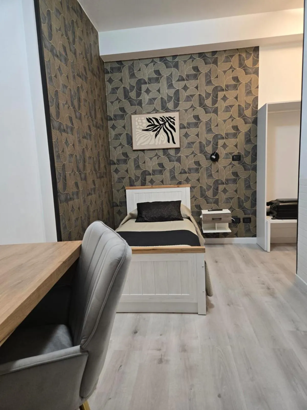 Bed in Hotel Cristallo