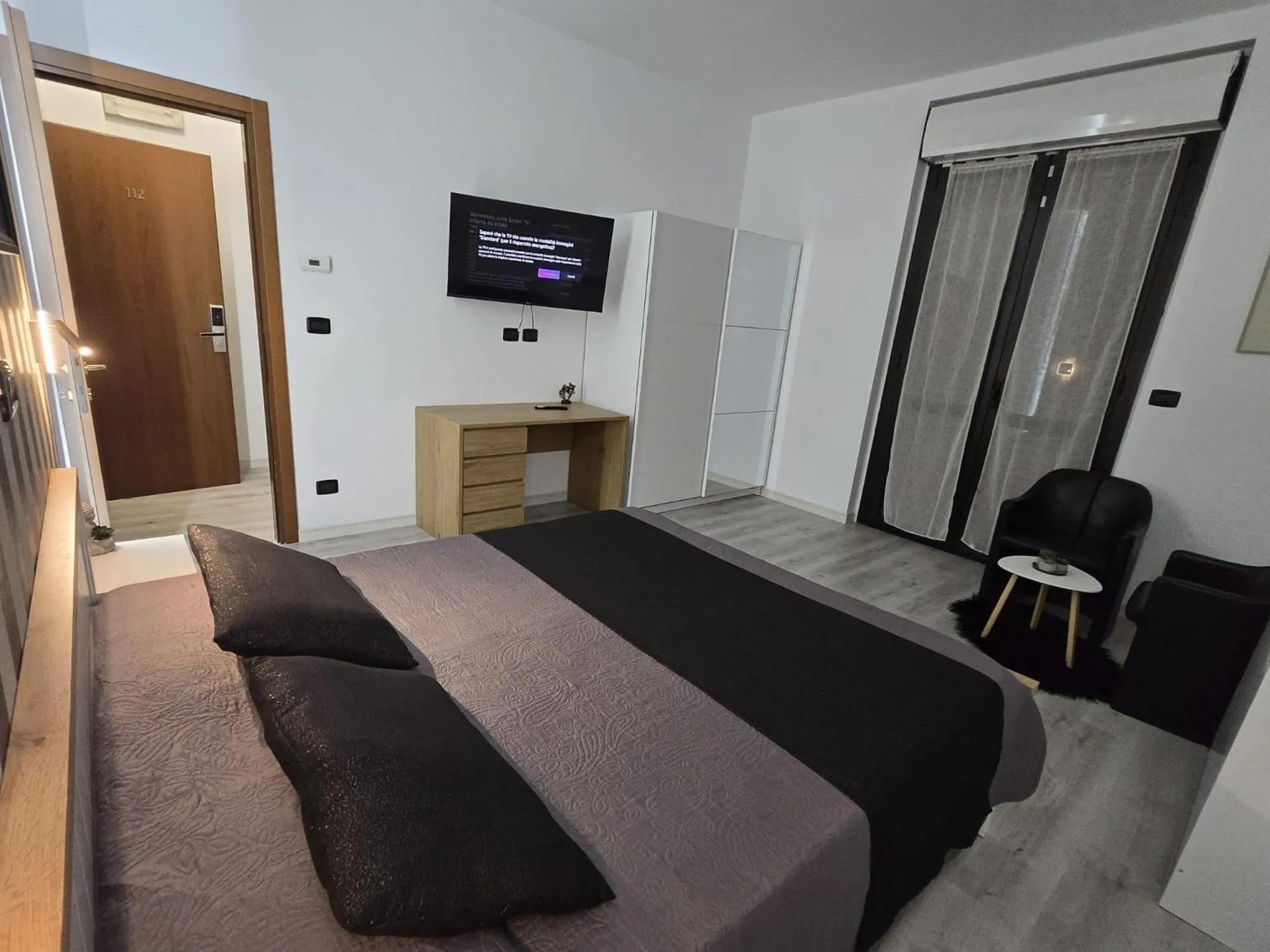 Bed in Hotel Cristallo