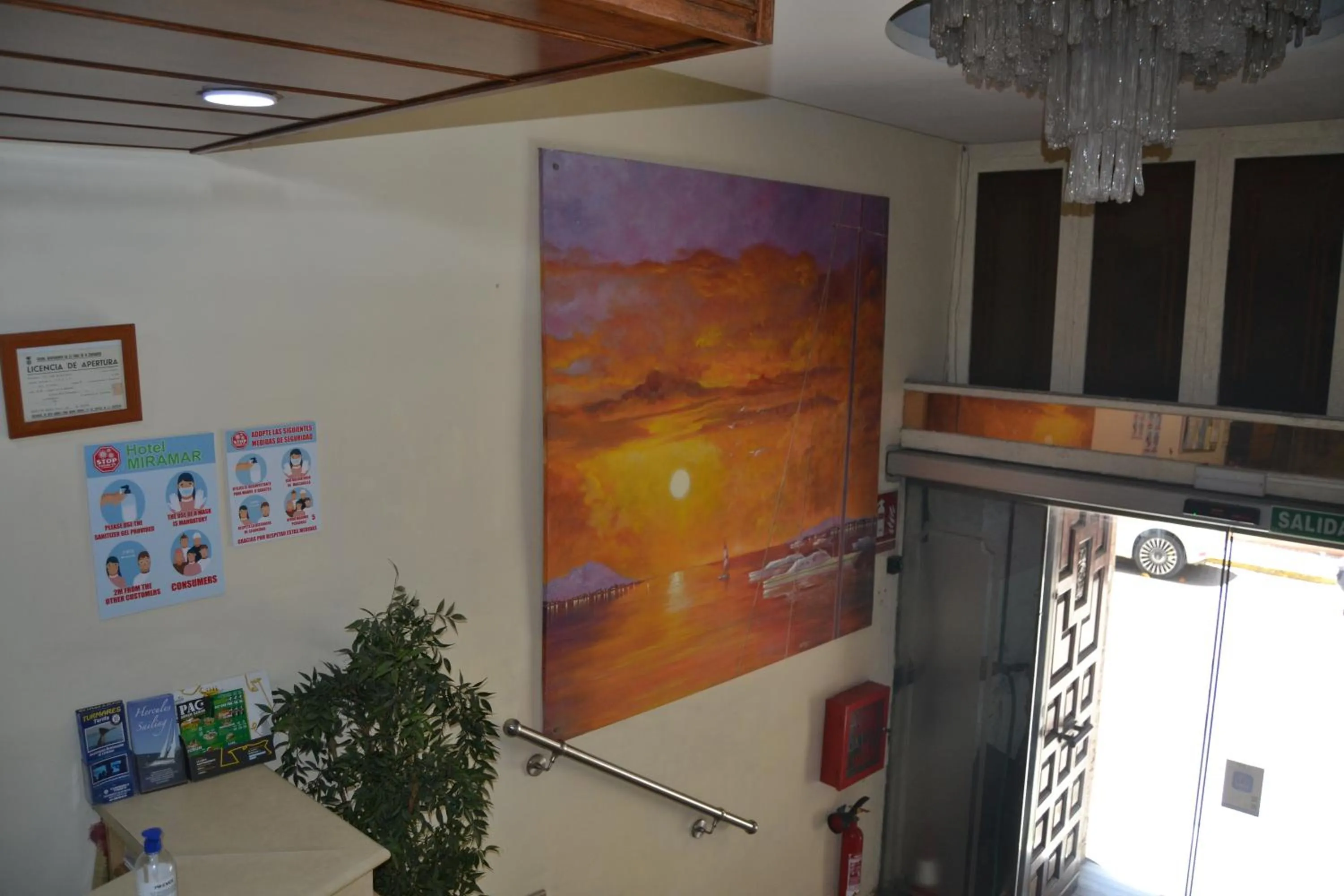 Lobby or reception in Hotel Miramar