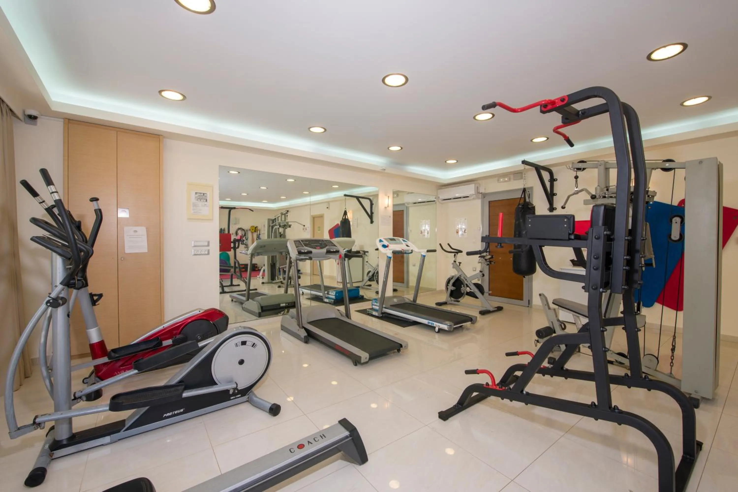 Fitness centre/facilities in Isida Hotel Agia Marina