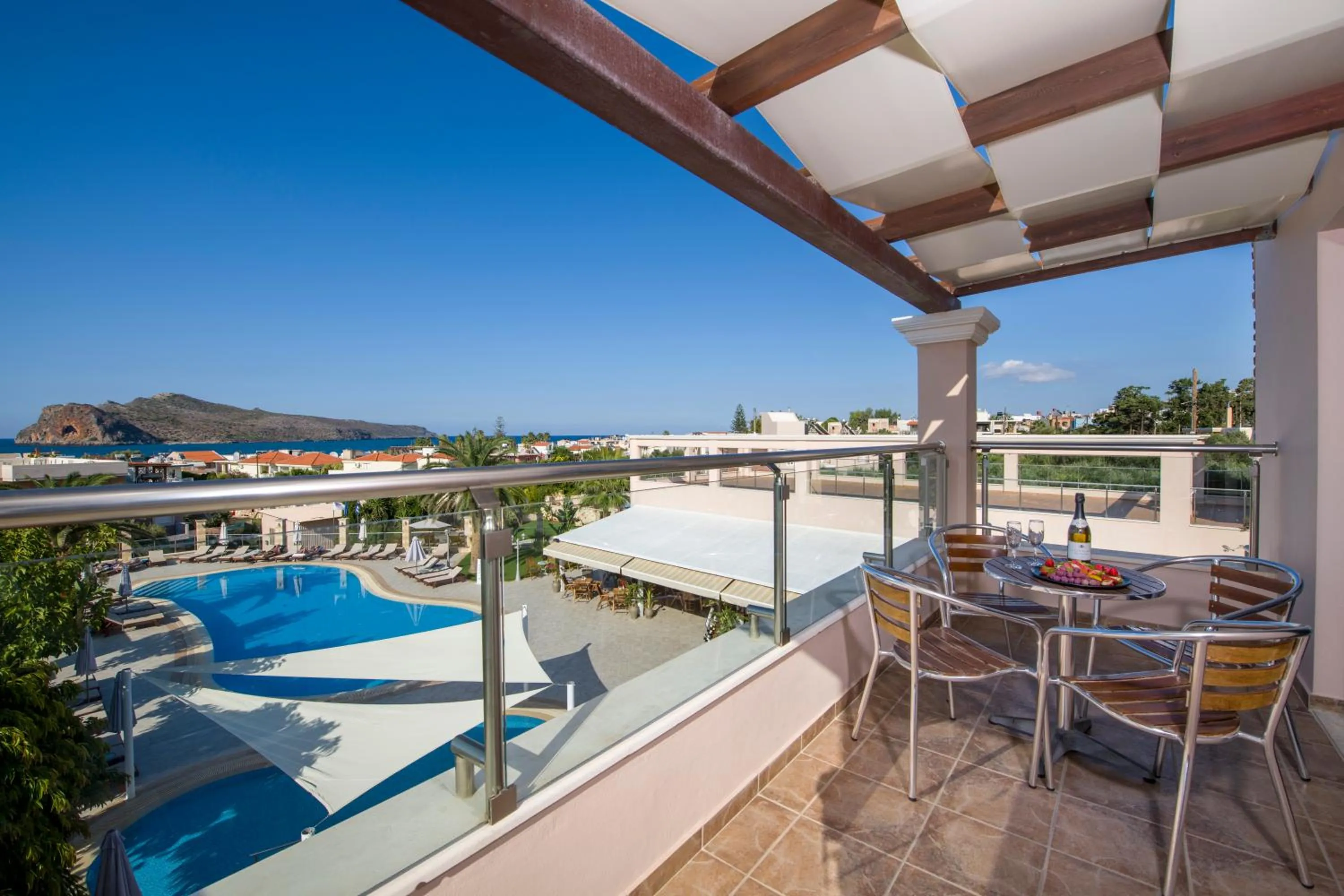 Balcony/Terrace in Isida Hotel Agia Marina