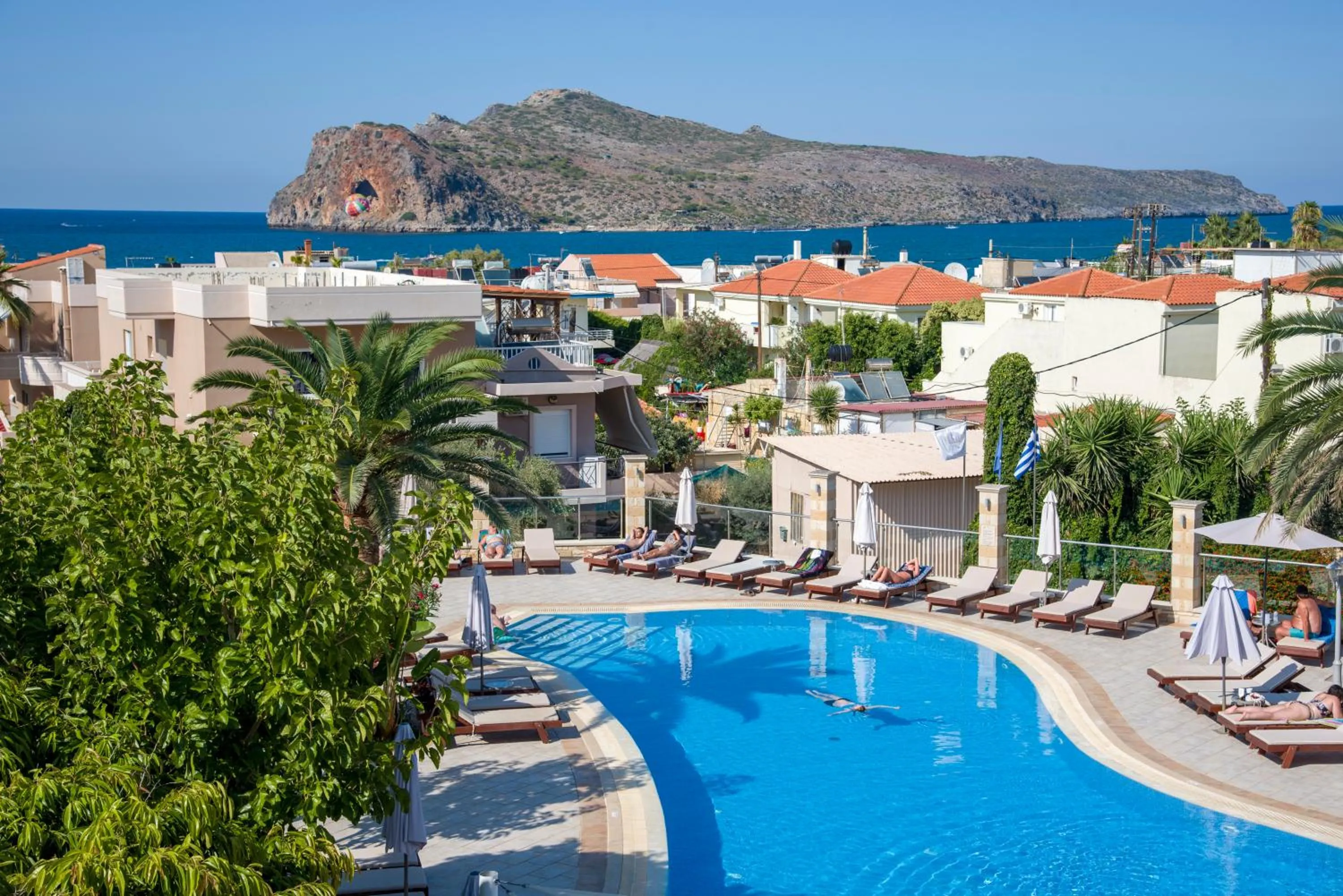 Swimming pool in Isida Hotel Agia Marina