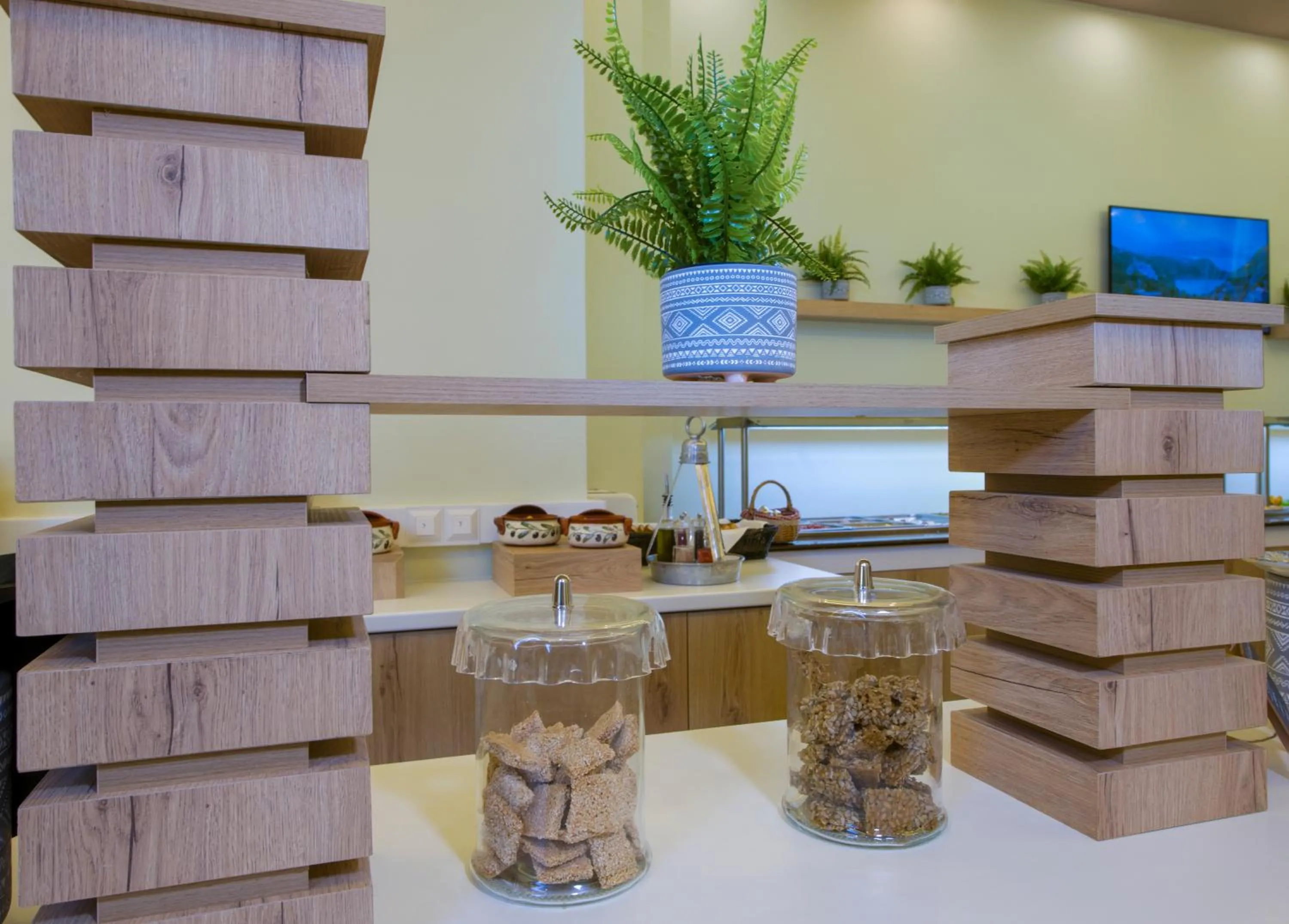 Buffet breakfast in Isida Hotel Agia Marina