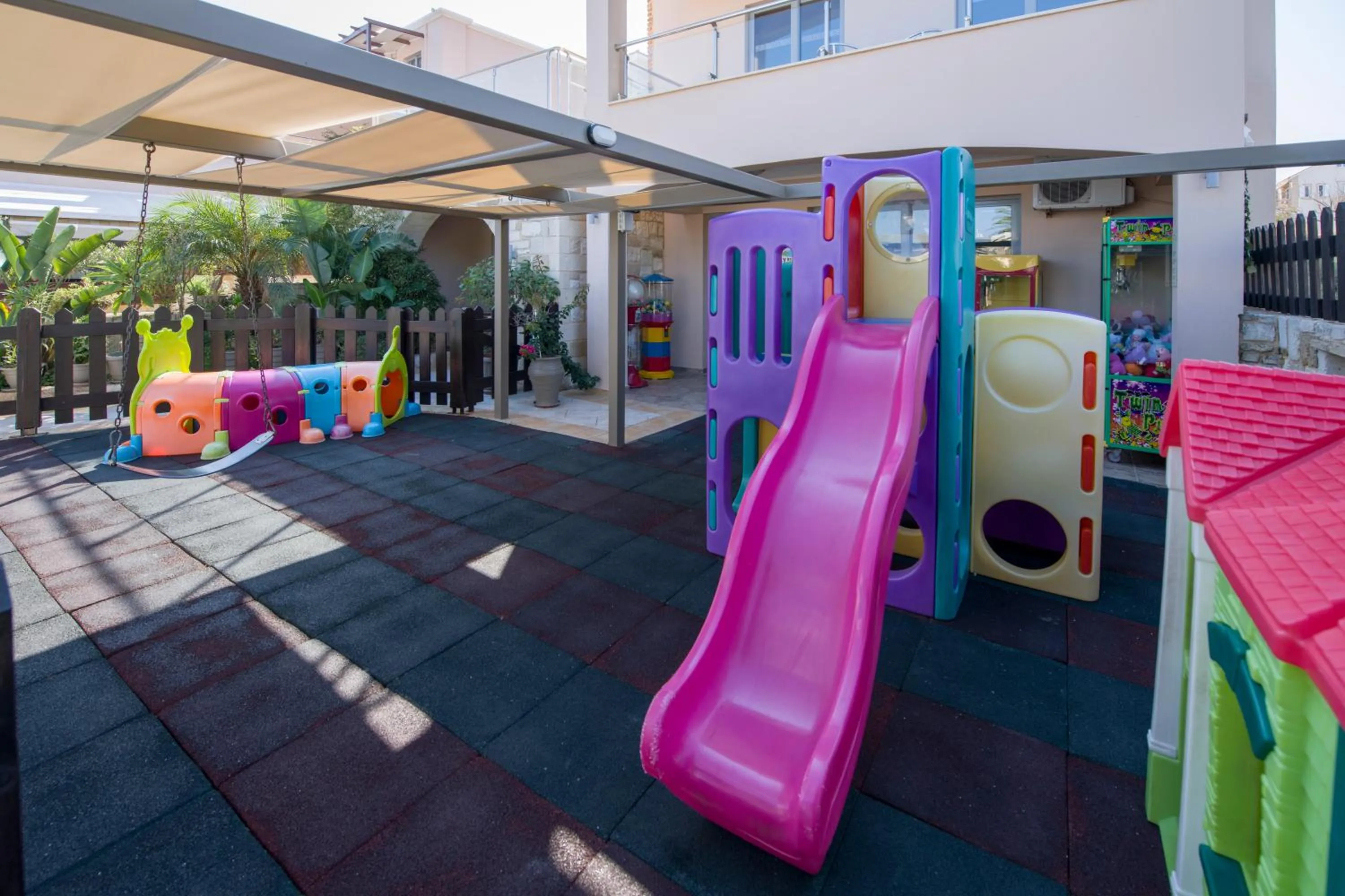 Children play ground in Isida Hotel Agia Marina