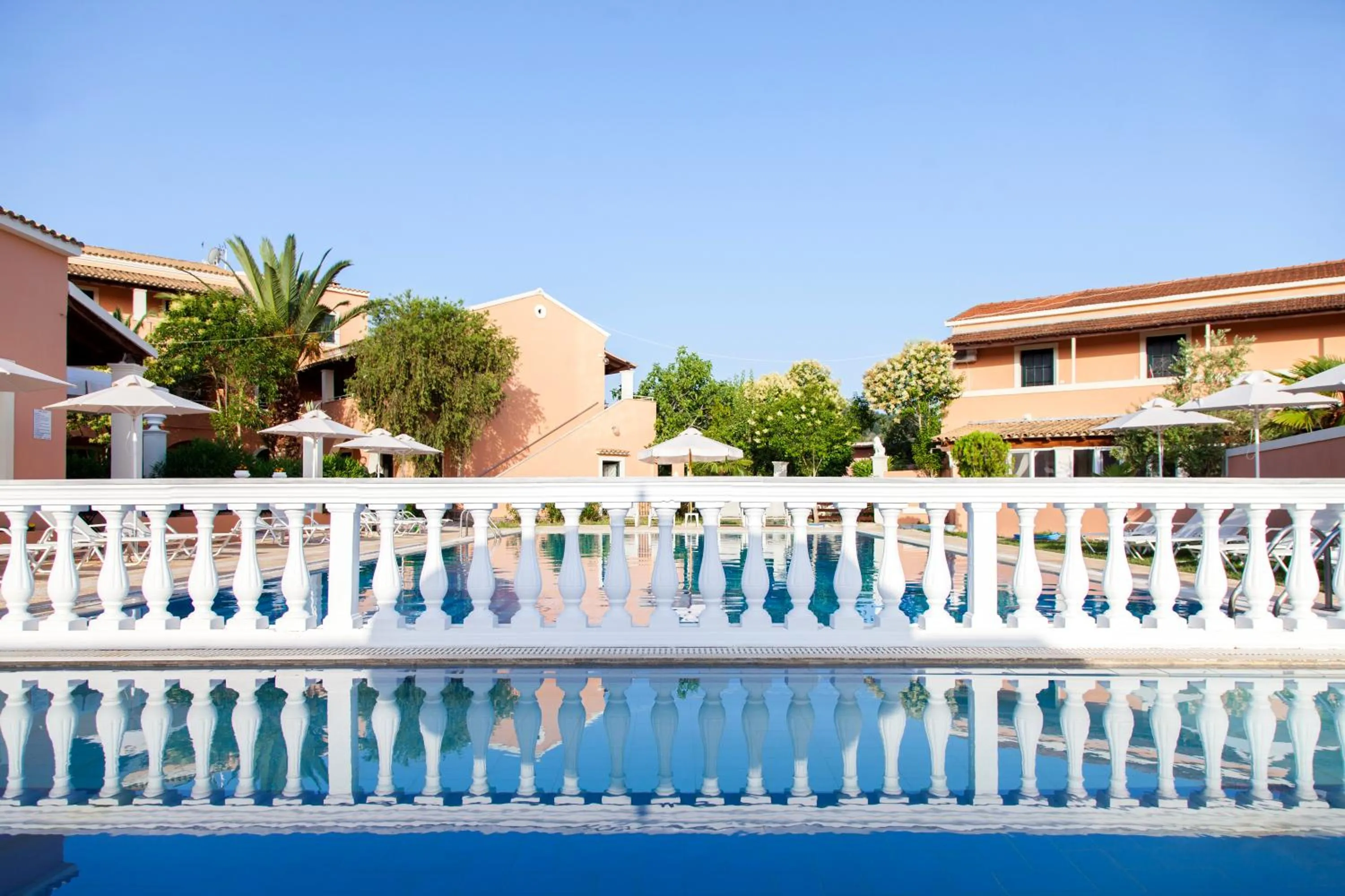 Swimming pool in CorfuGrace