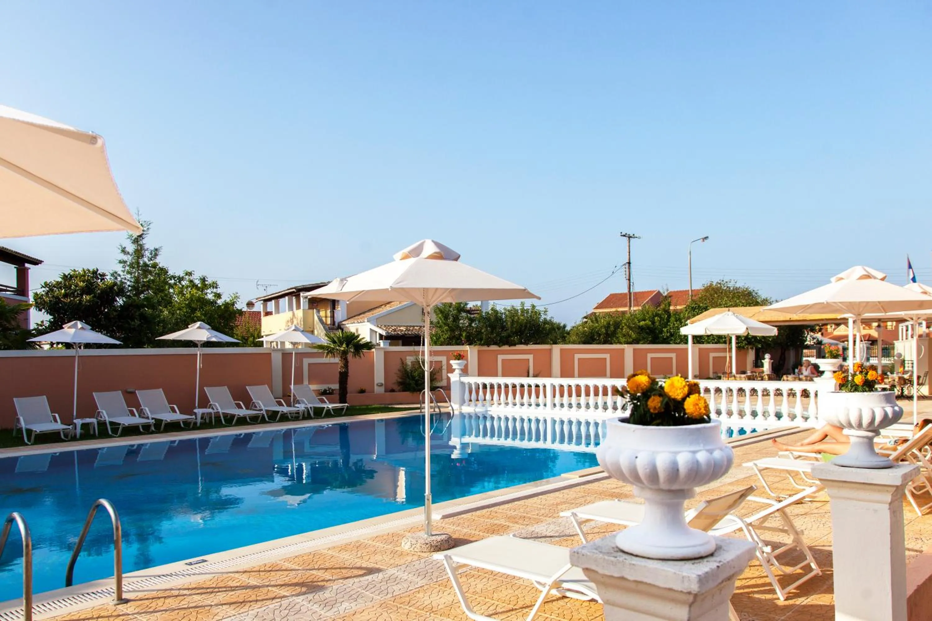 Swimming pool in CorfuGrace