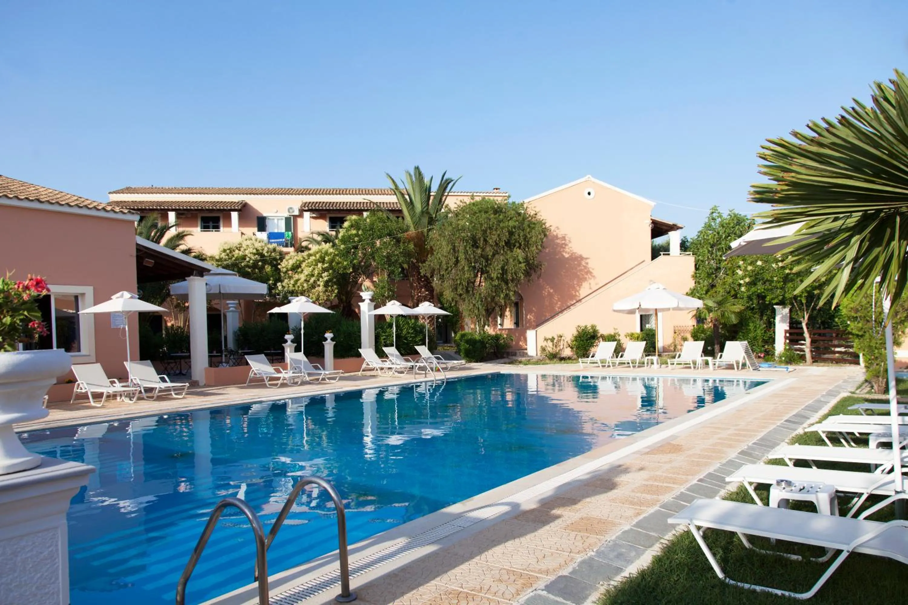 Swimming pool in CorfuGrace