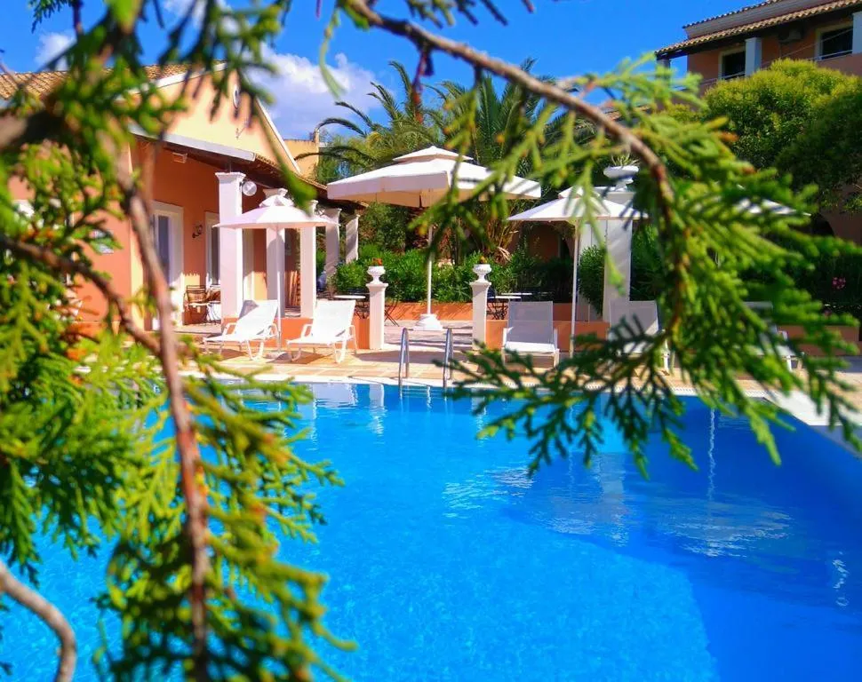 Swimming pool in CorfuGrace