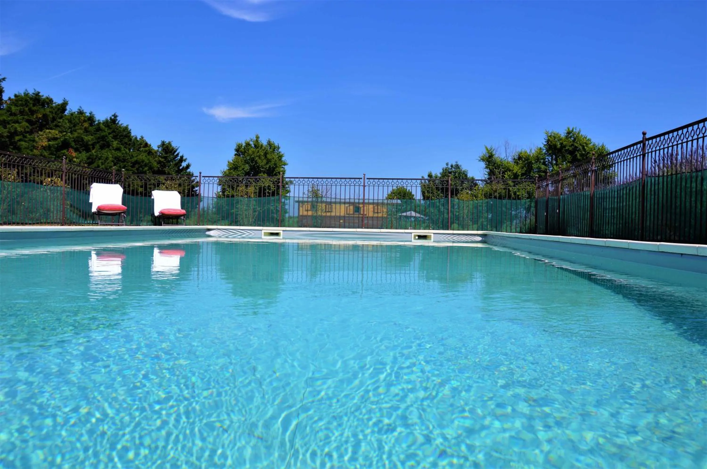 Pool view in Mas Petit Prince