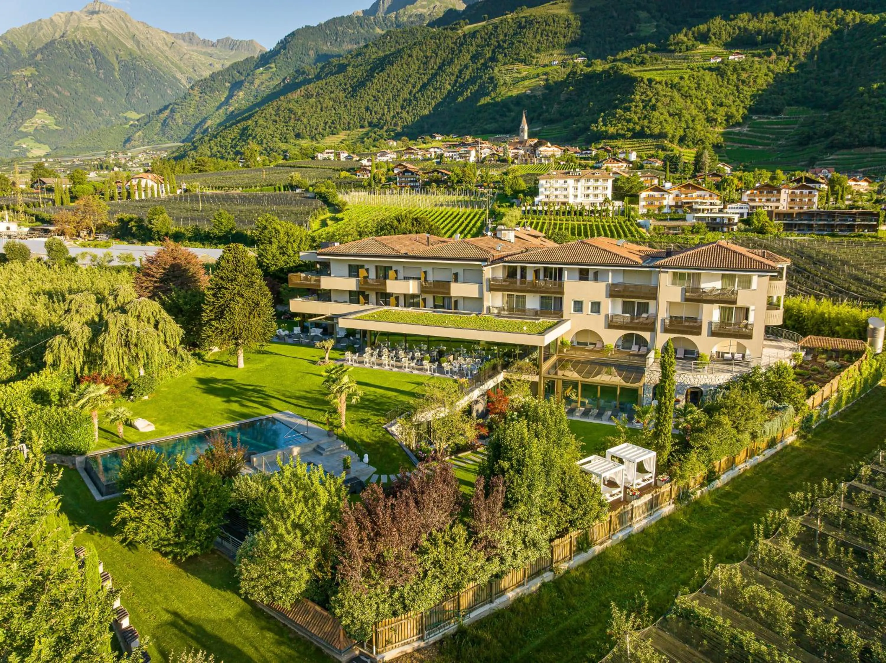 Property building in FAYN garden retreat hotel