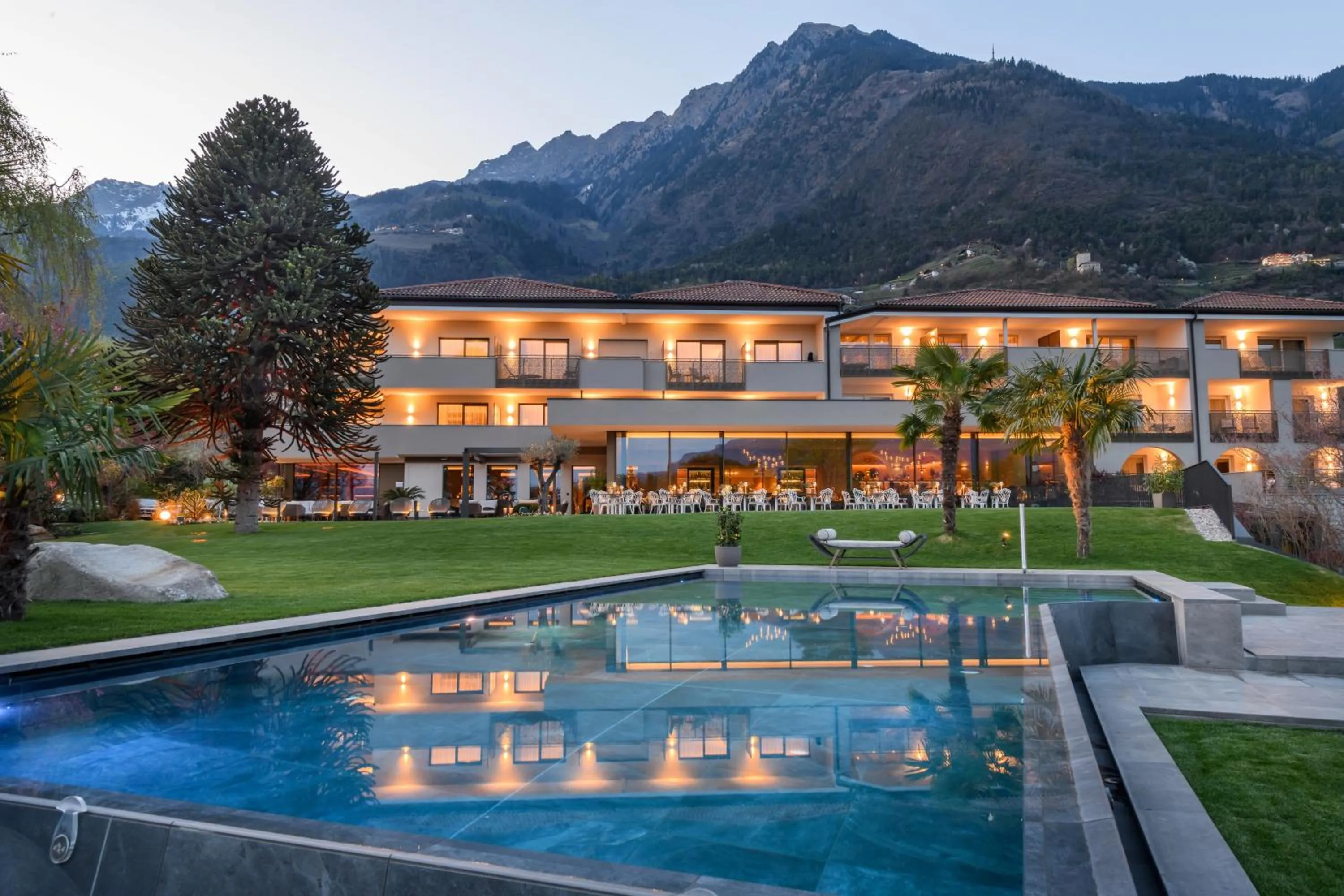 Property building in FAYN garden retreat hotel