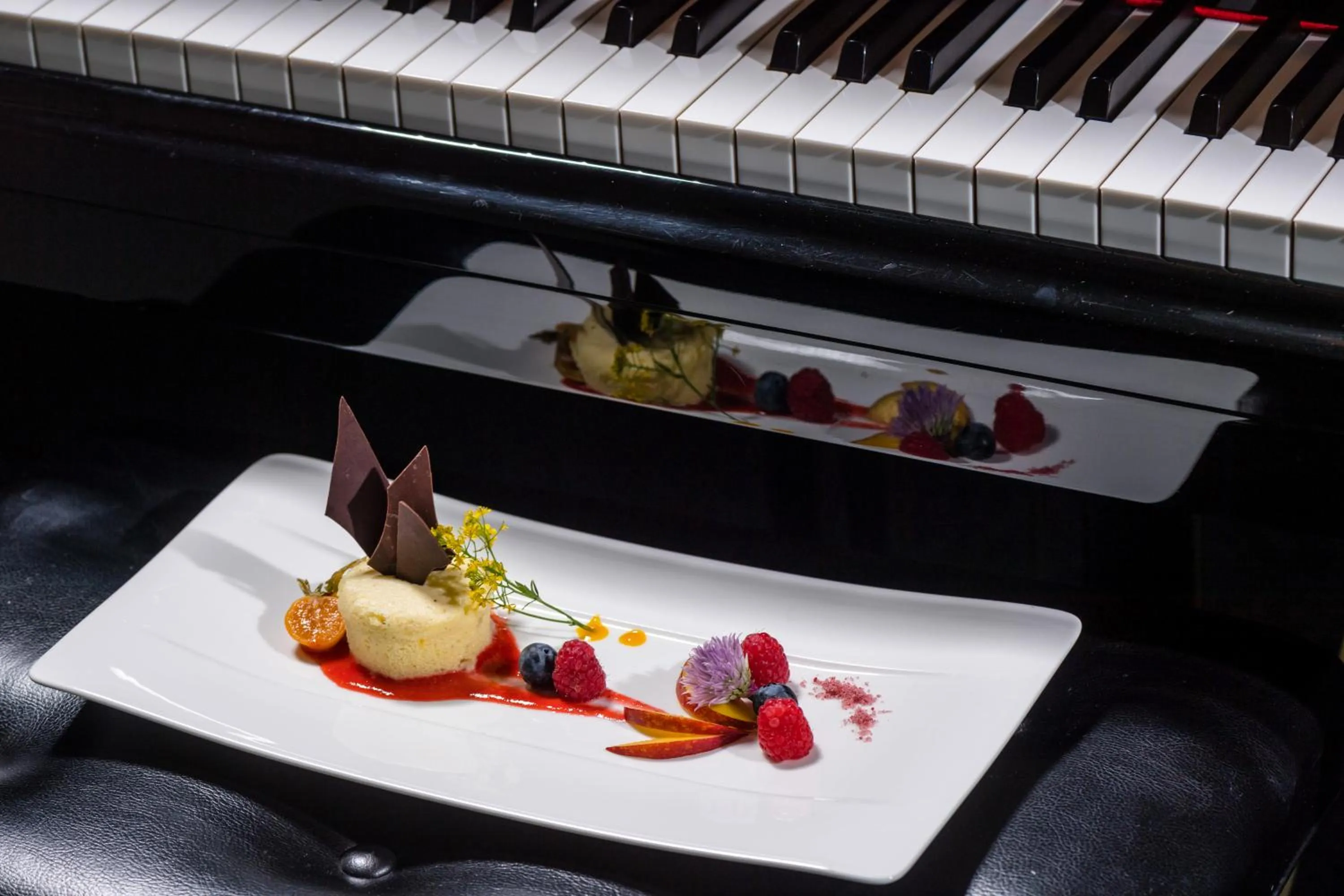 Food close-up in FAYN garden retreat hotel