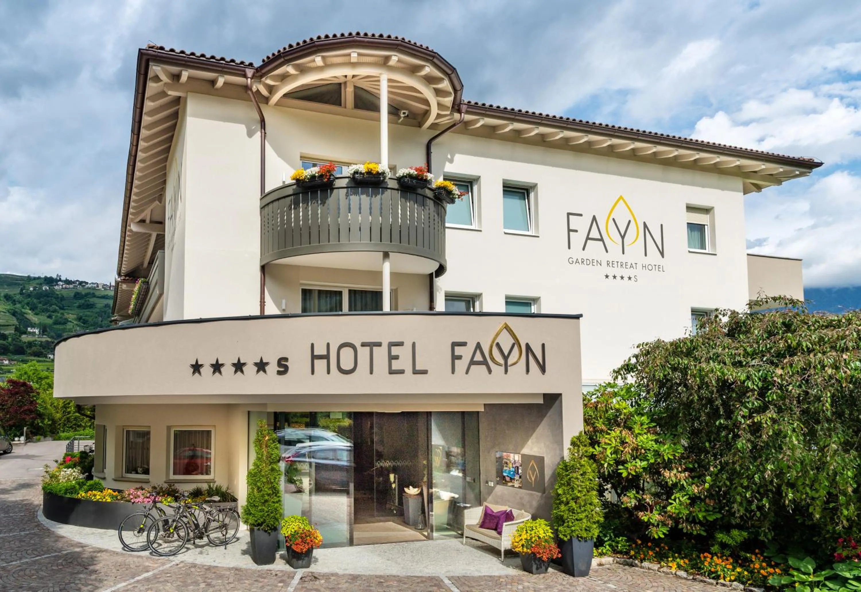 Property building in FAYN garden retreat hotel